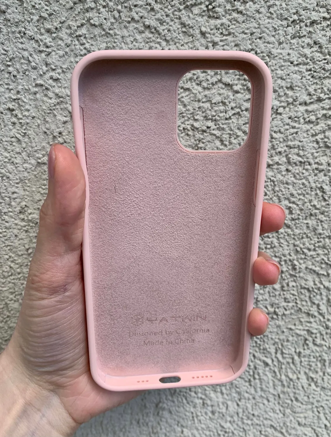 YATWIN Silikon Handyhülle iPhone 12 12 Pro Grau matt Ganzkörper