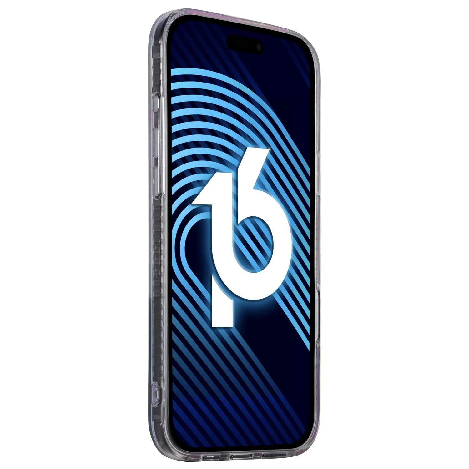 arktis Pearl iPhone 16 Hülle Big Wave Perlmutt