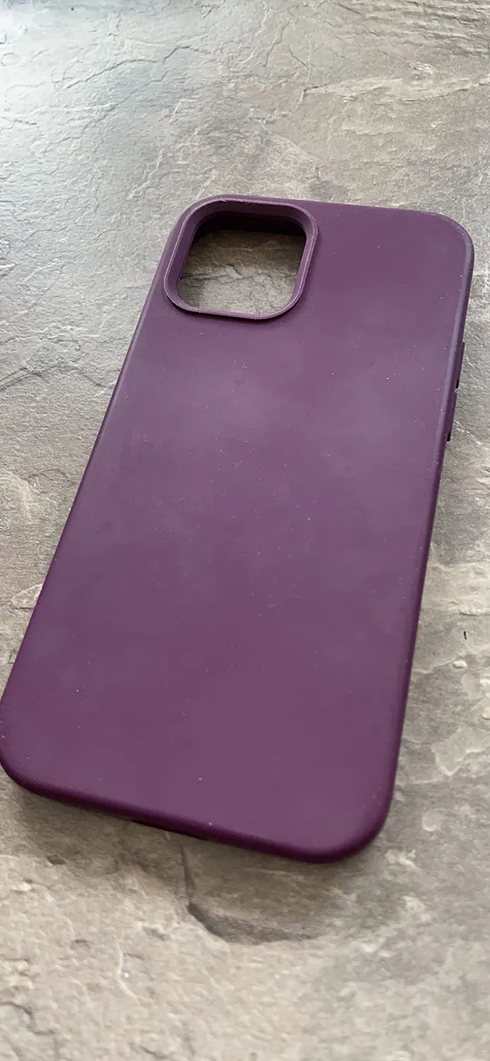 YATWIN Silikon Handyhülle iPhone 12 12 Pro Grau matt Ganzkörper