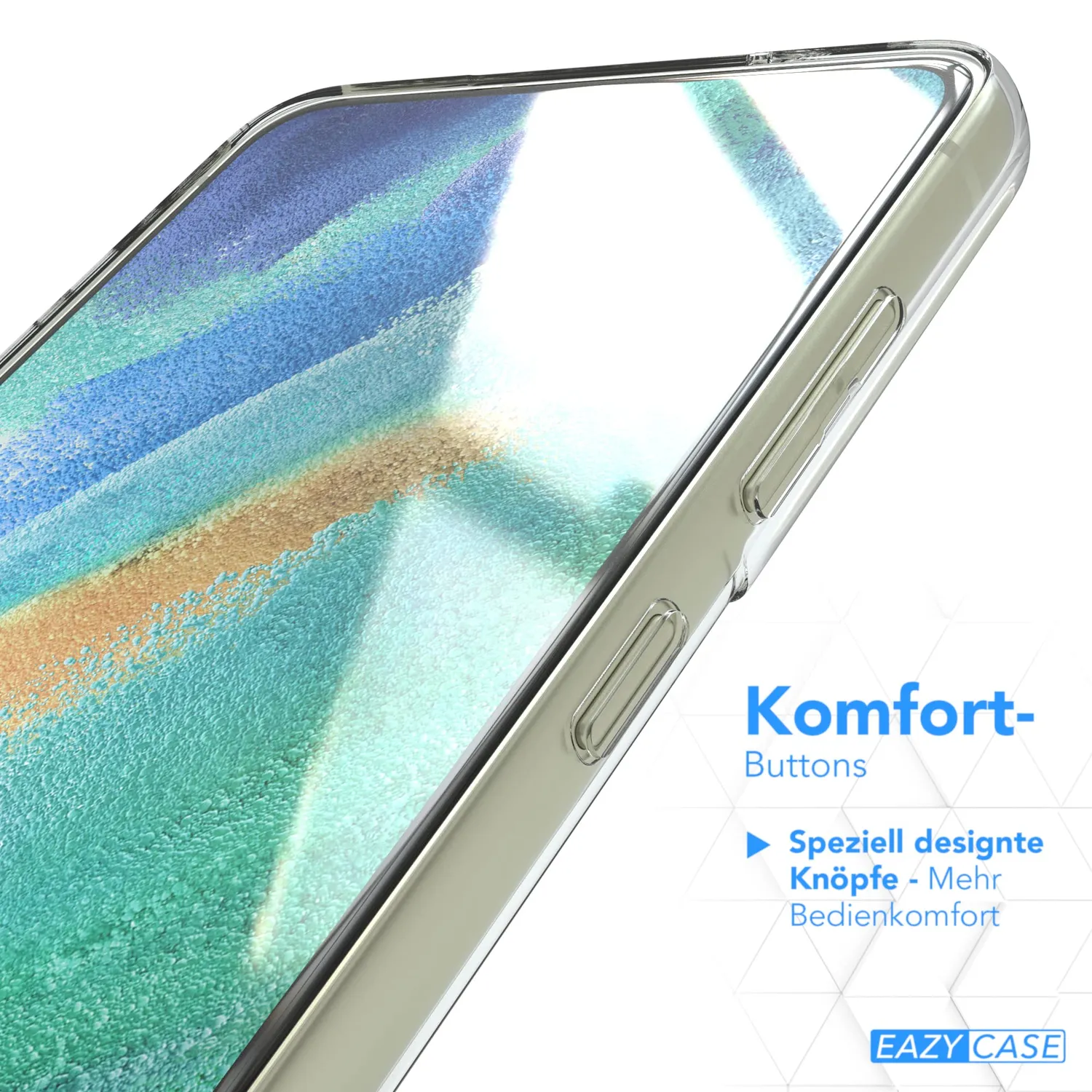 EAZY CASE Galaxy S21 FE 5G Silikonhülle transparent ultradünn