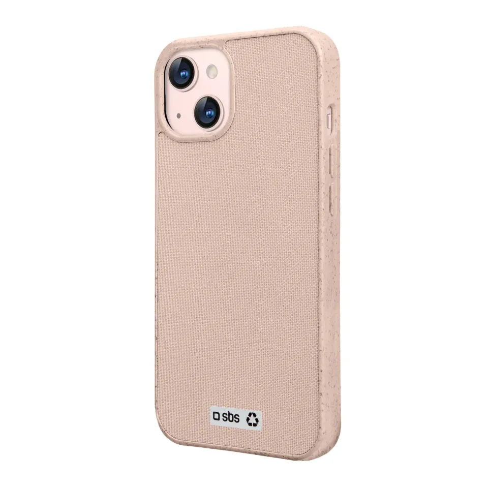 SBS R-Case iPhone 13/14 Handyhülle rosa aus R-PET