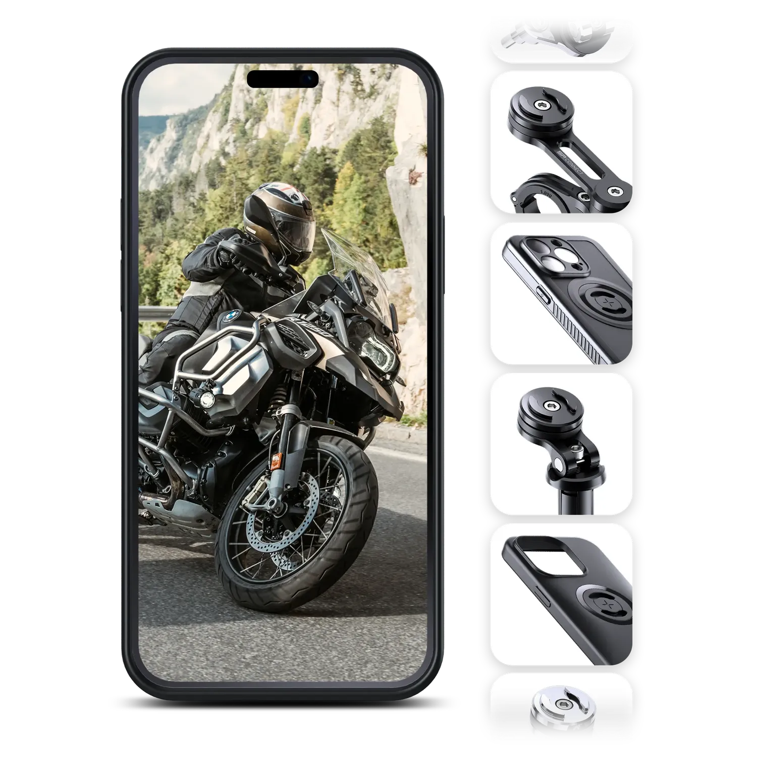SP Connect Moto Bundle Motorrad Set Standard vibrationsgedämpft