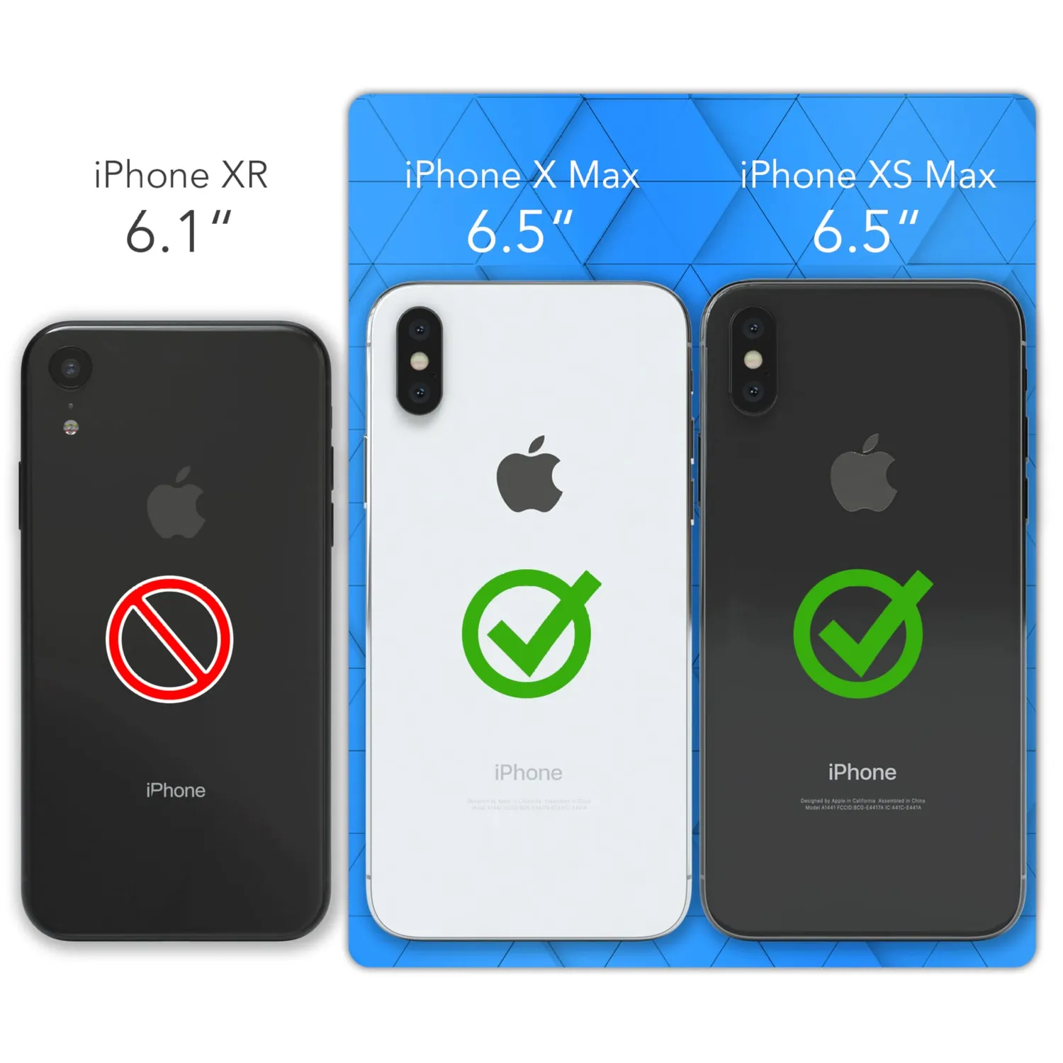 EAZY CASE iPhone XS Max Silikonhülle Transparent Crystal