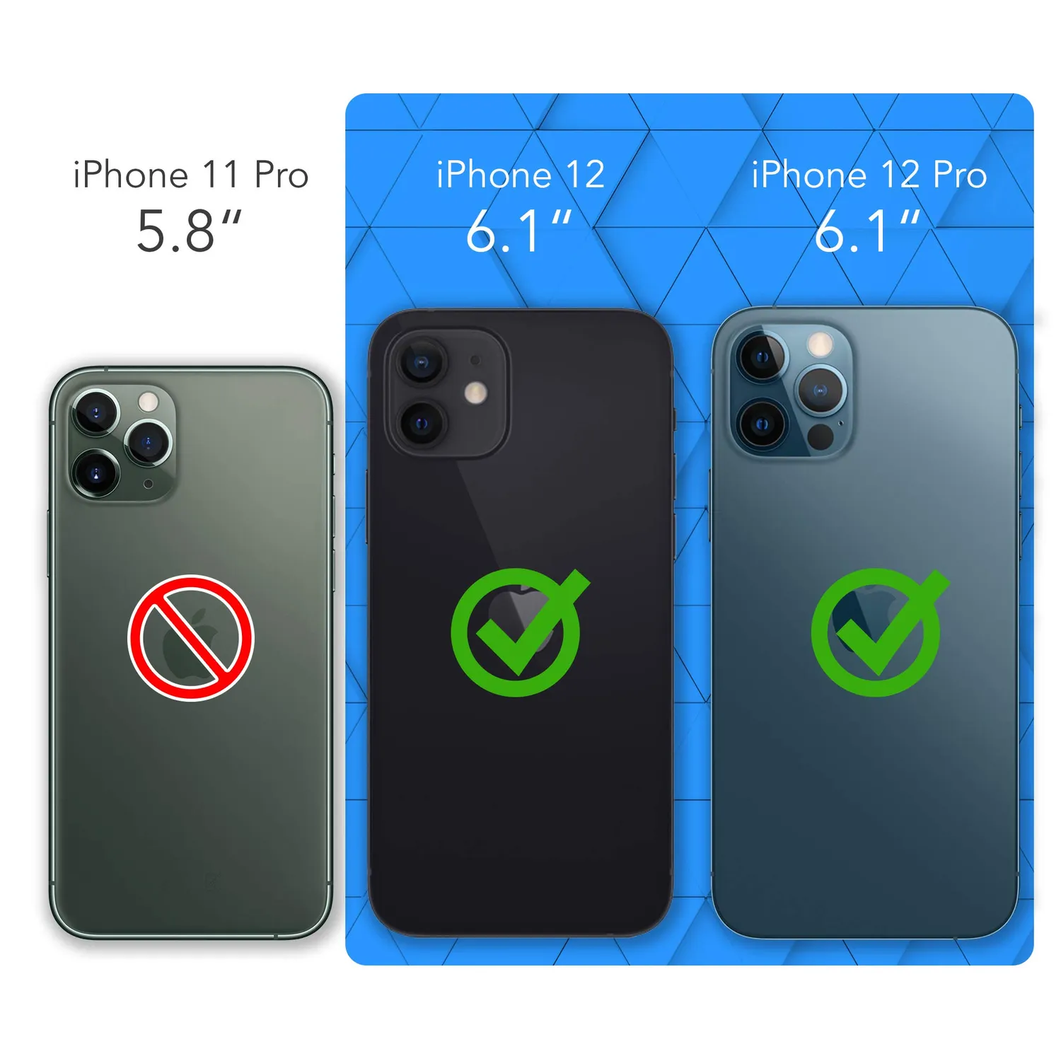 EAZY CASE iPhone 12/12 Pro Flip-Cover Schwarz Kunstleder