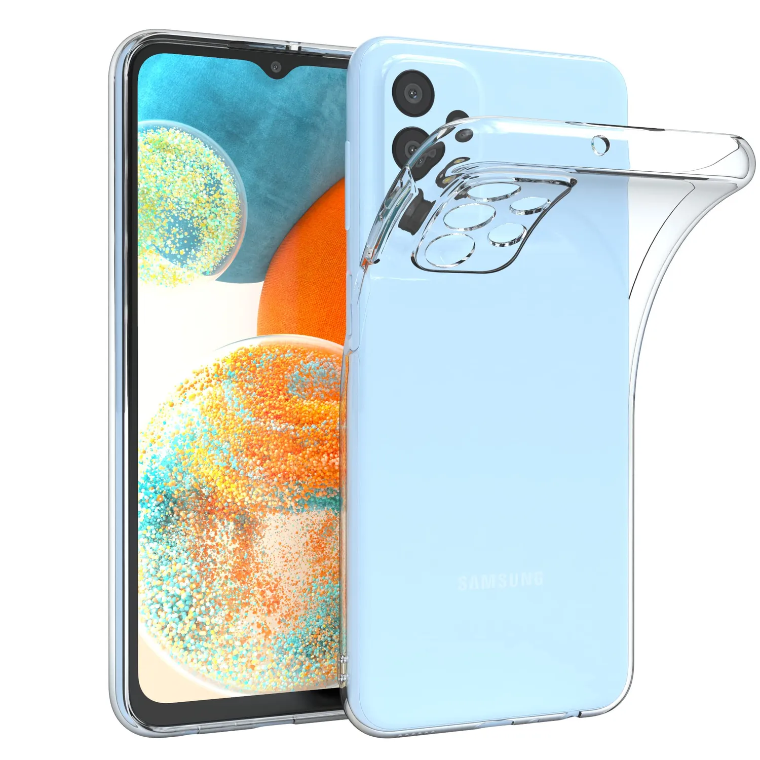 EAZY CASE Book Samsung Galaxy A23 Handytasche Schwarz Klappcover