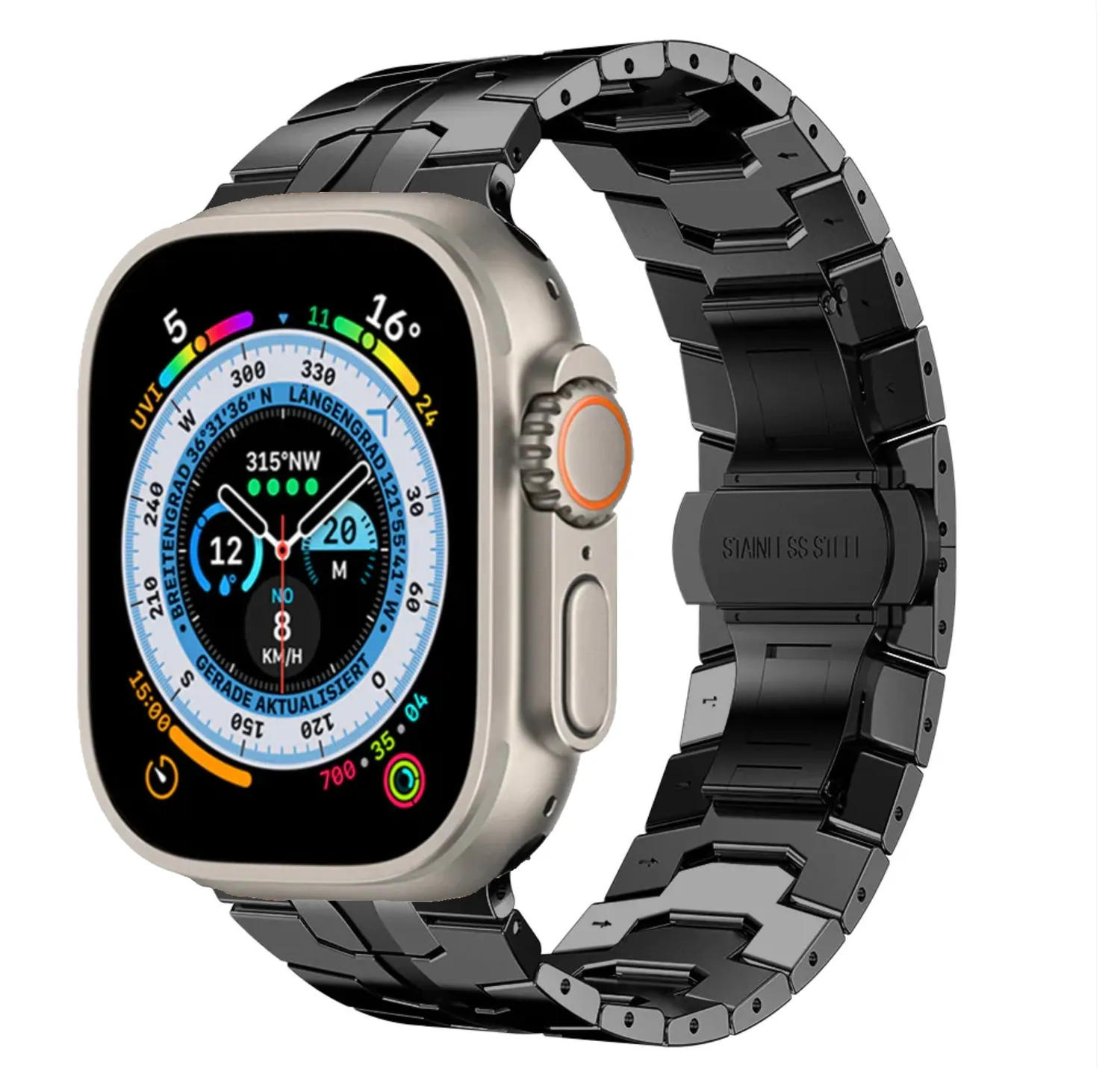 arktisband Apple Watch Ultra Armband Pathfinder Titan