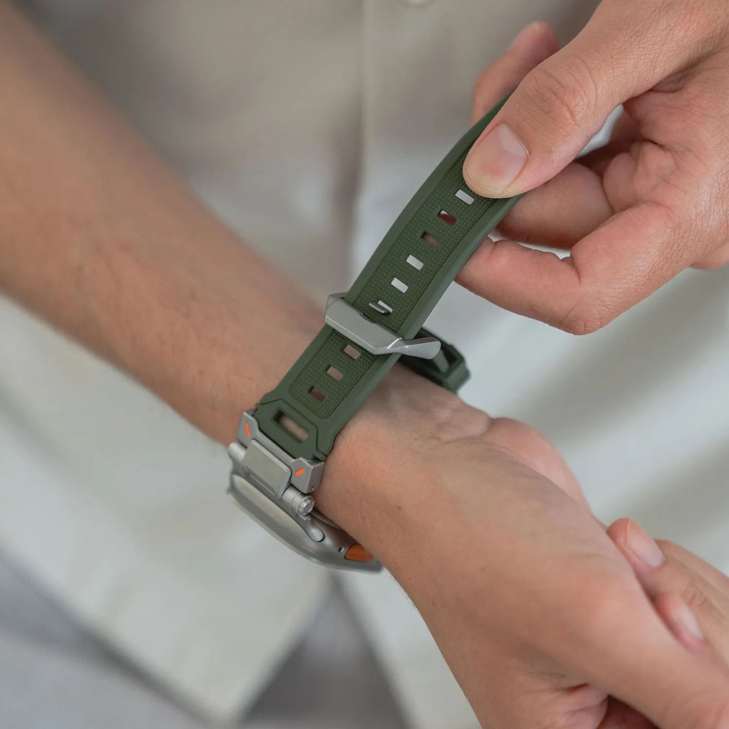 arktisband Atlas Apple Watch Ultra Armband Grün