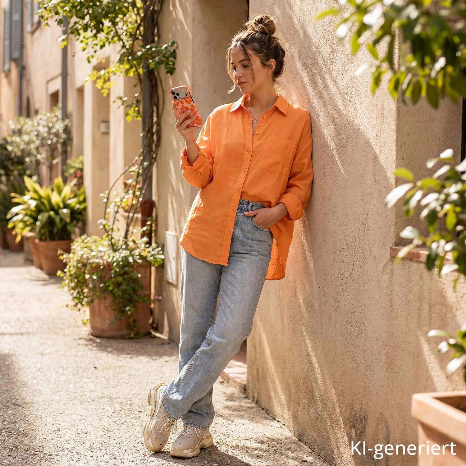 arktis iPhone 16 Hülle Orange Mallow mit MagSafe