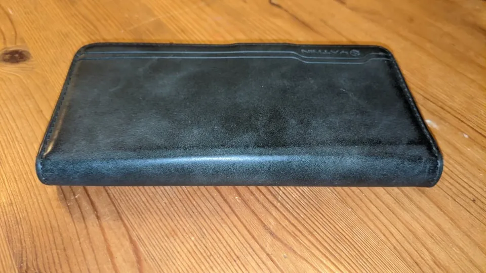 YATWIN Google Pixel 3A Klapphülle Blau Leder mit Glas