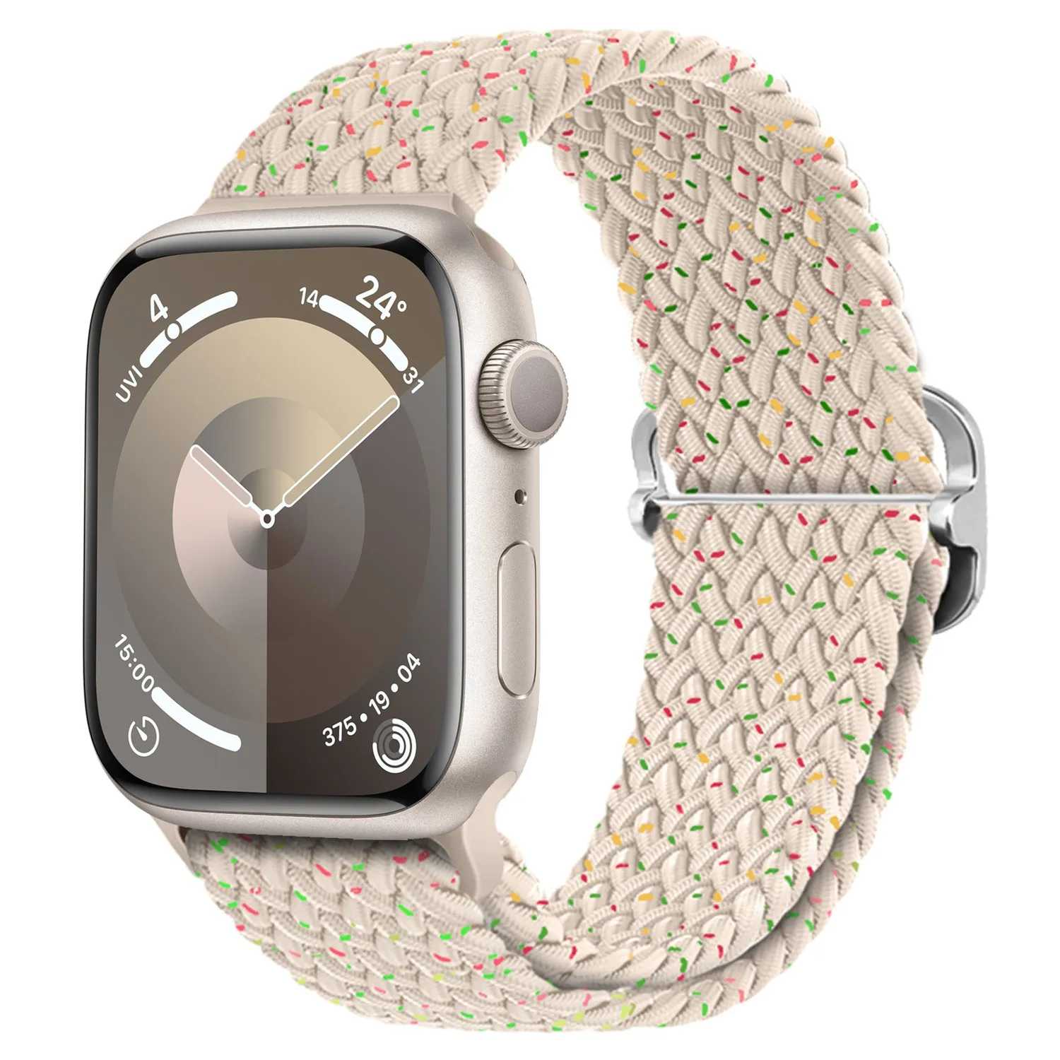 arktisband Flex Loop Armband Anthrazit 49/46/45/44 mm geflochten
