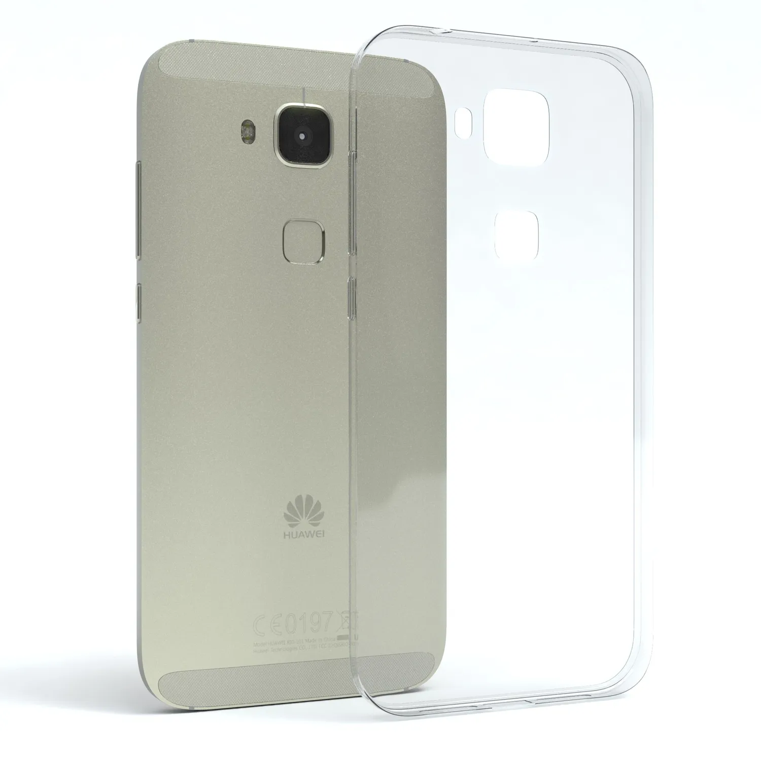 EAZY CASE Huawei Ascend G620s Silikonhülle Transparent ultradünn