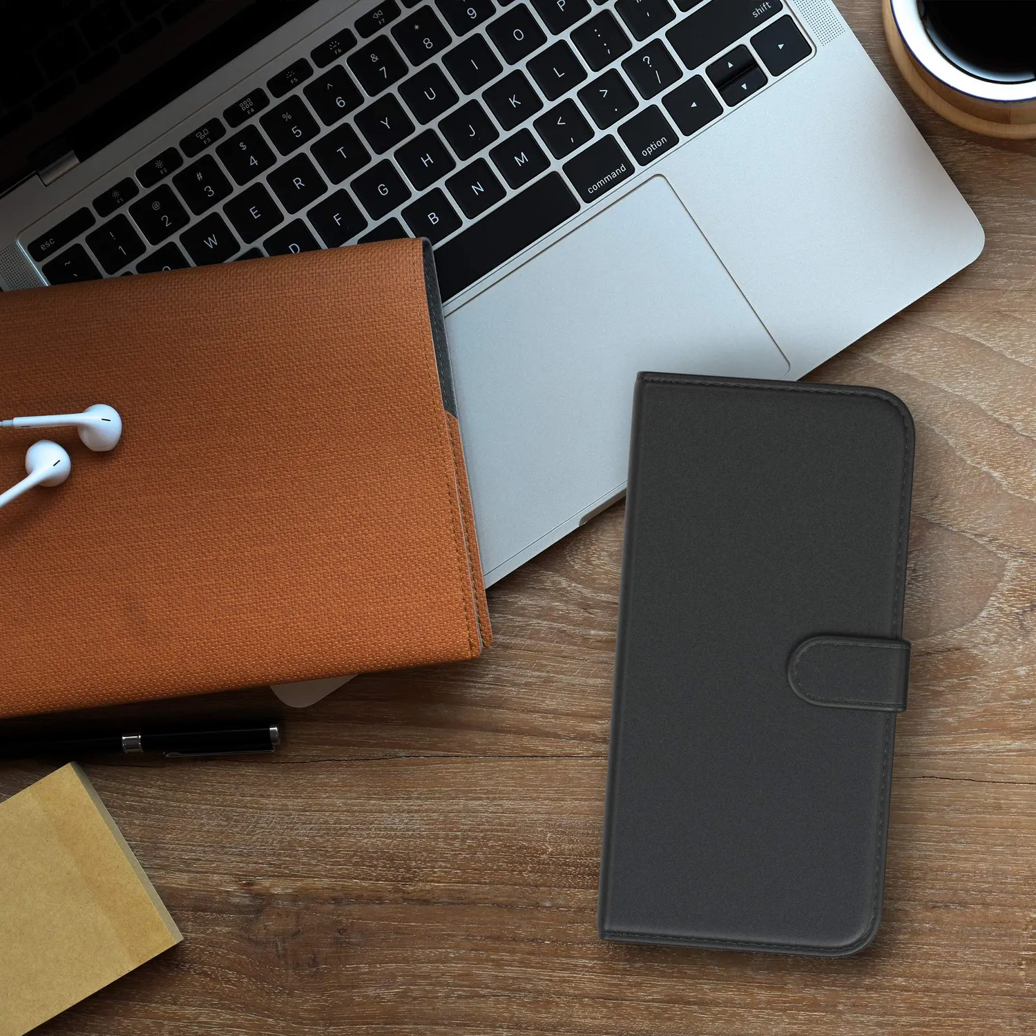 EAZY CASE Book iPhone 11 Pro Max Klapphülle Schwarz