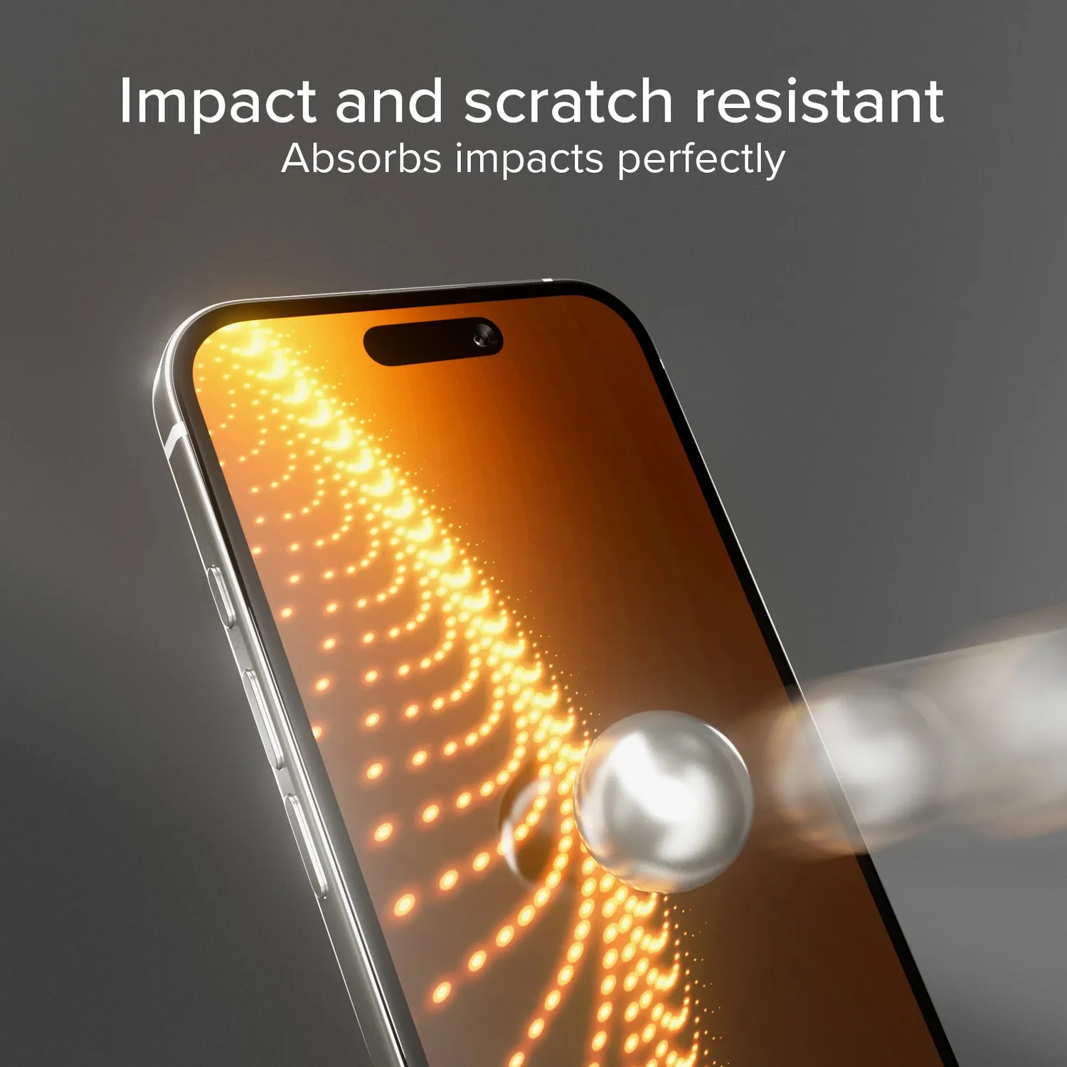 SBS D3O iPhone 17 Pro Panzerglas Schwarz stoßfest