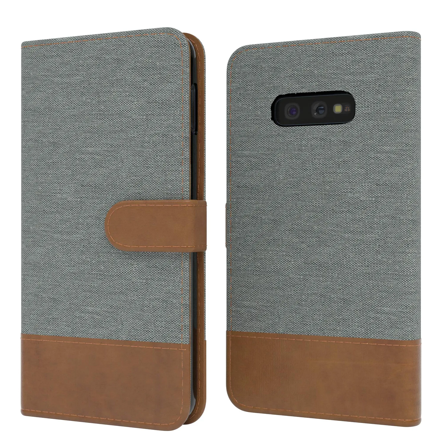 EAZY CASE Samsung Galaxy S10e Book Tasche Anthrazit