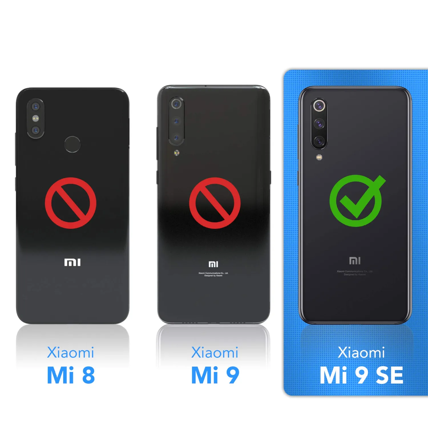 EAZY CASE Xiaomi Mi 9 SE Silikonhülle Hellrosa Kameraschutz