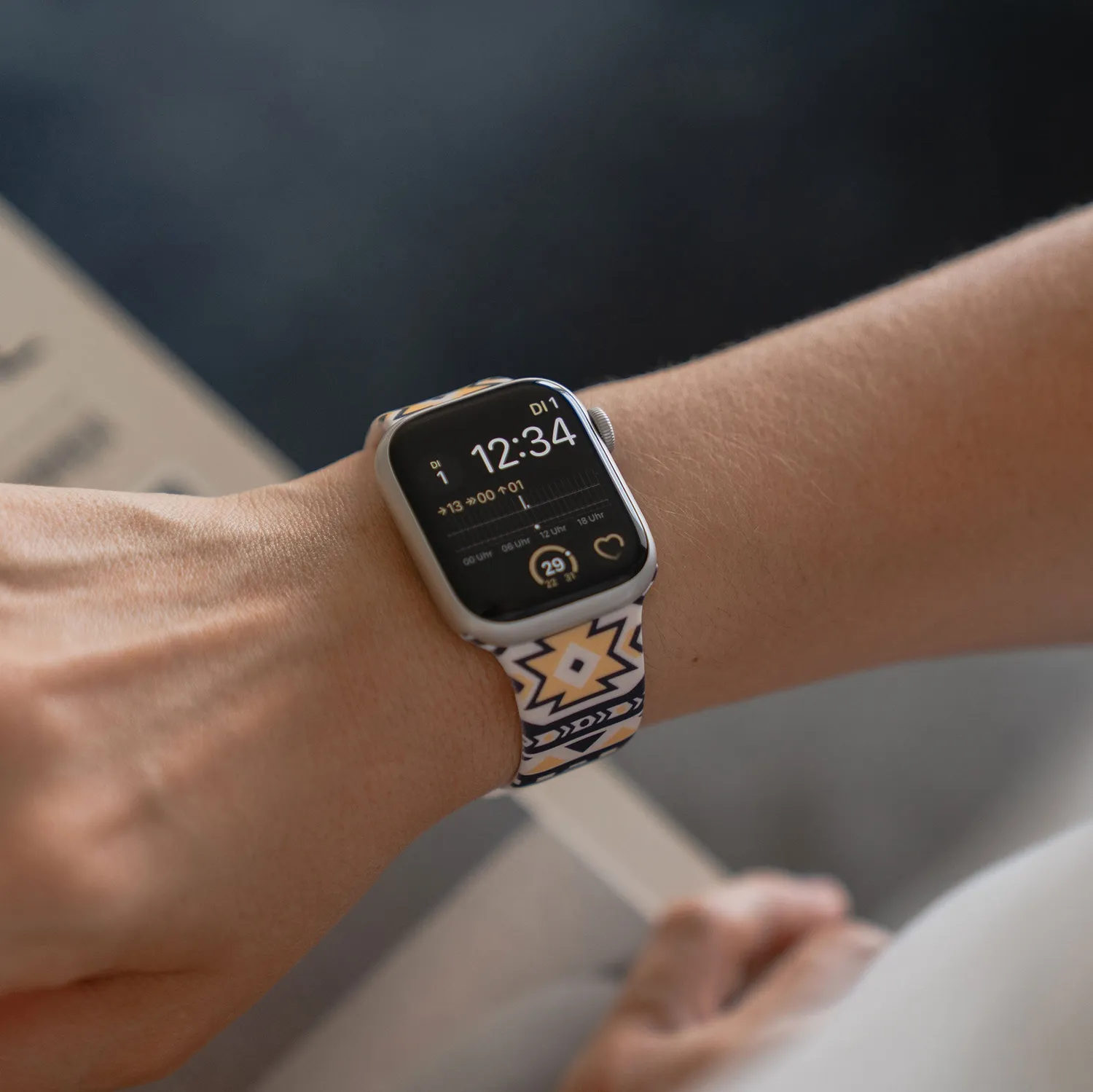arktisband Aztec Apple Watch Armband Silikon