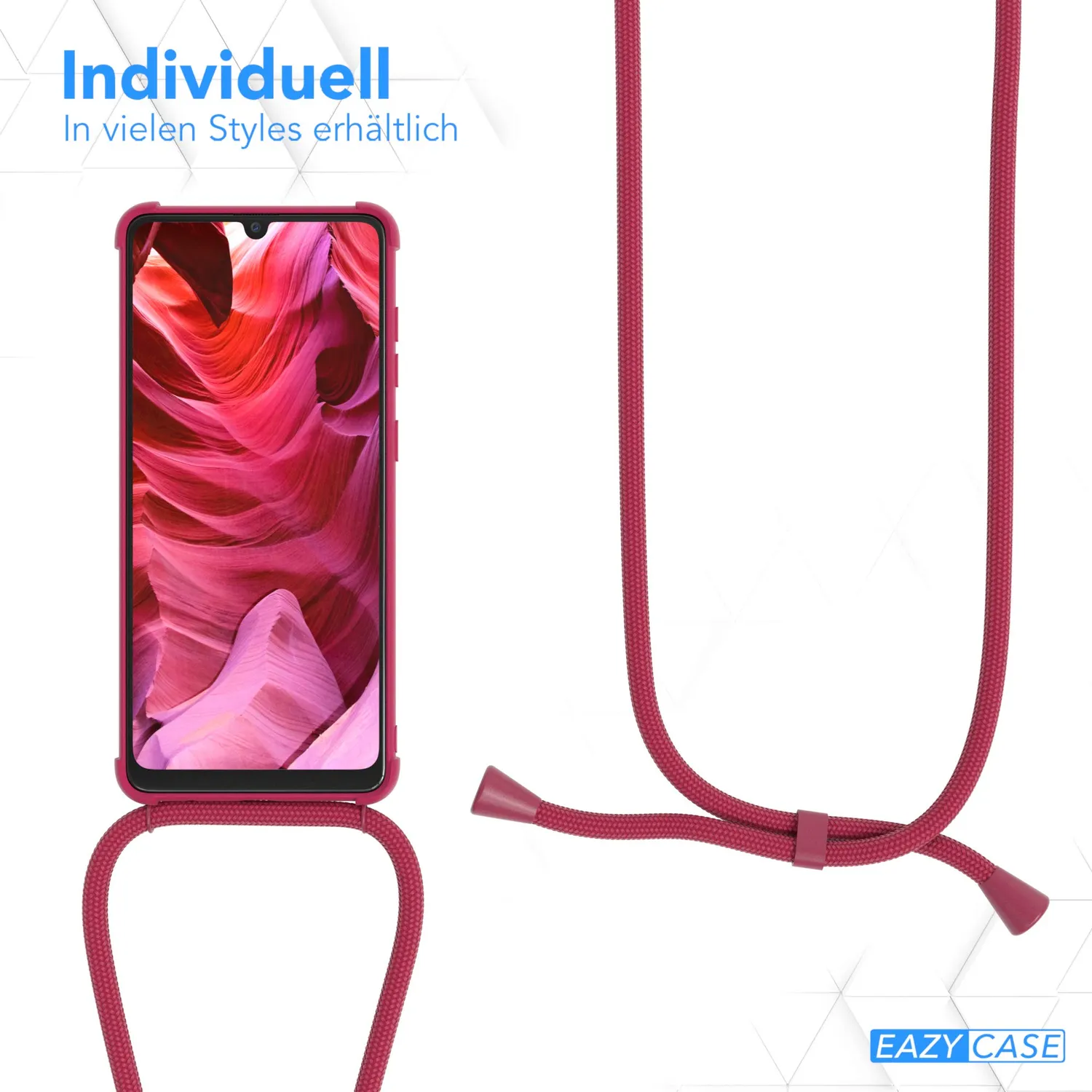 EAZY CASE Galaxy A31 Handykette Beere Silikon