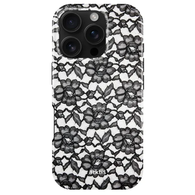 arktis iPhone 16 Pro Max Hülle Dark Rose MagSafe