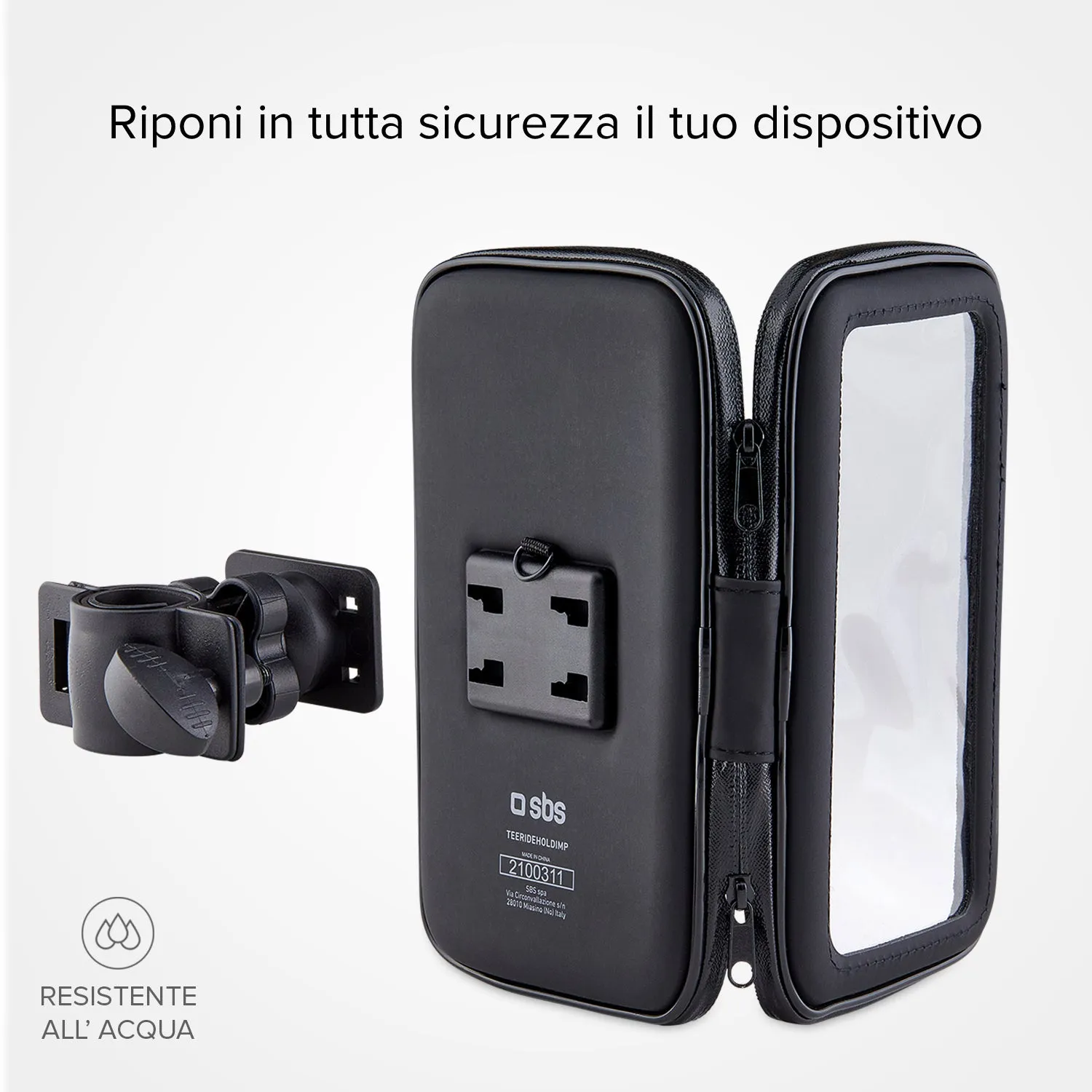 SBS Handyhalterung E-Scooter 6,7 Zoll wasserdicht