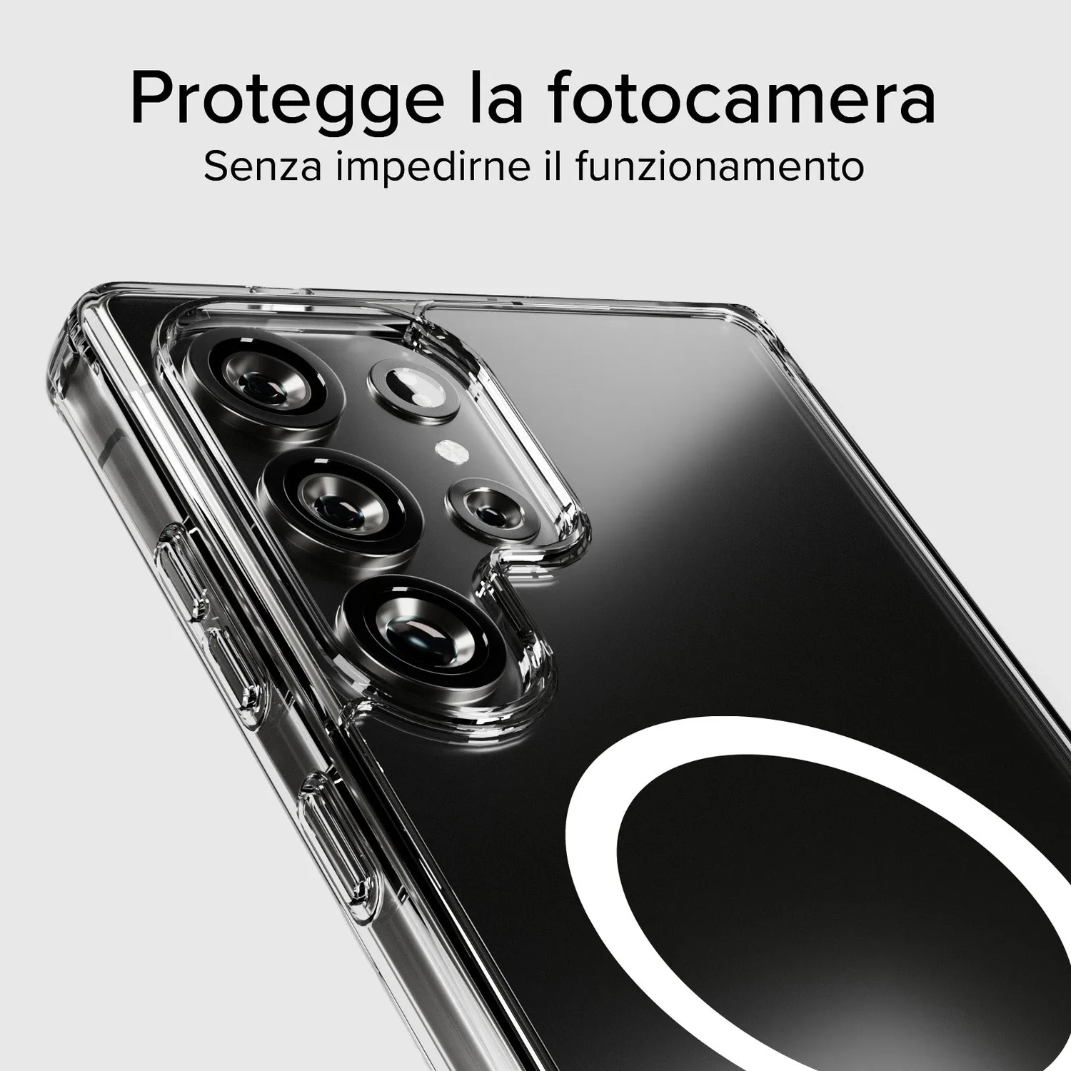 SBS Samsung S25 Ultra Handyhülle transparent magnetisch
