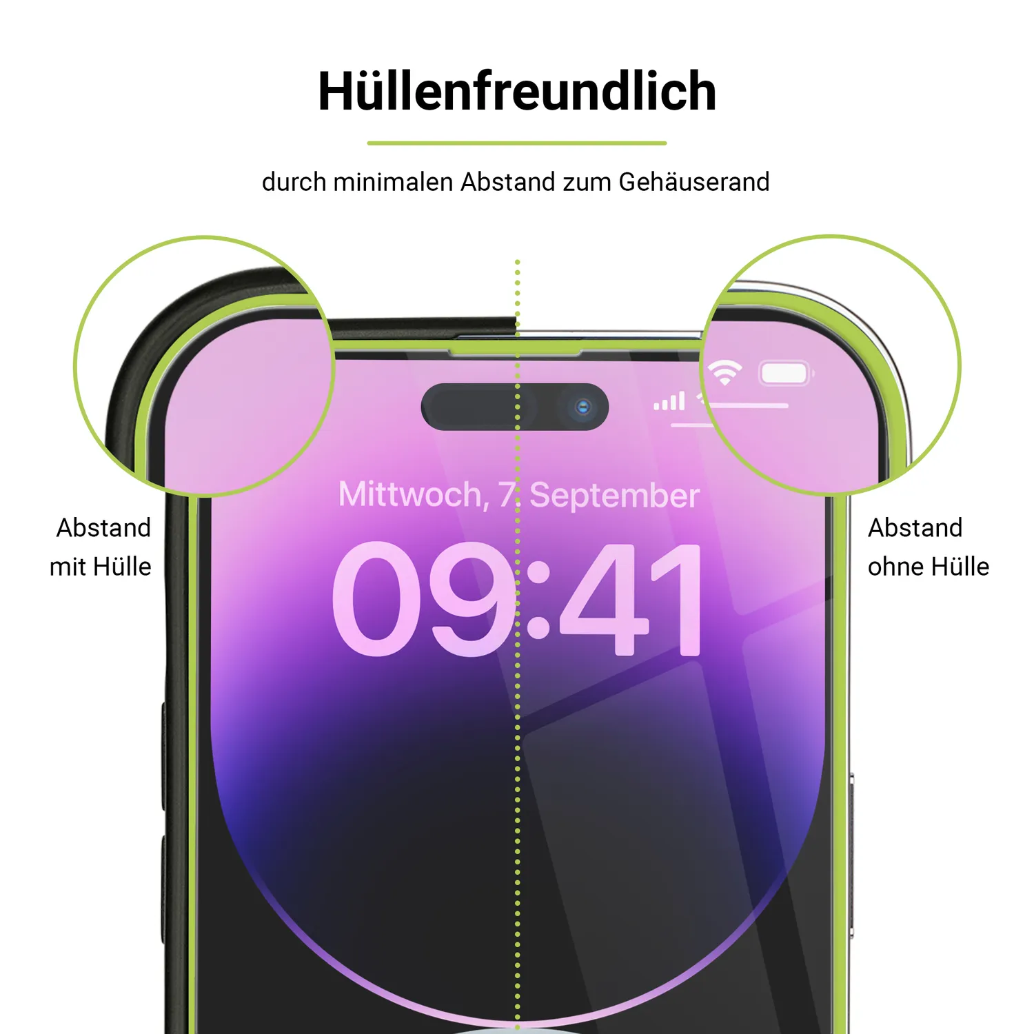Artwizz SecondDisplay Panzerglas iPhone 14 Pro
