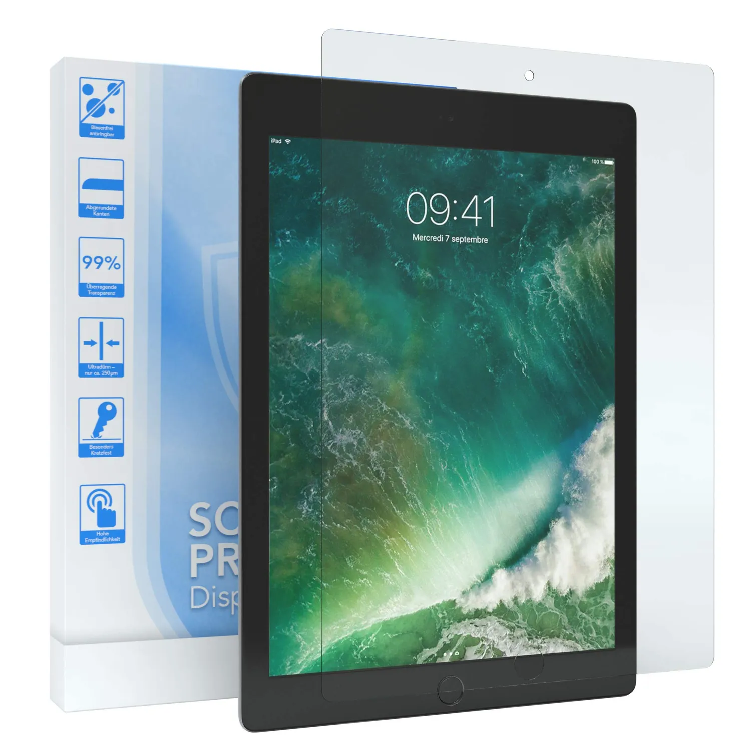 EAZY CASE Schutzglas iPad 11 2025 11 Zoll 9H klar