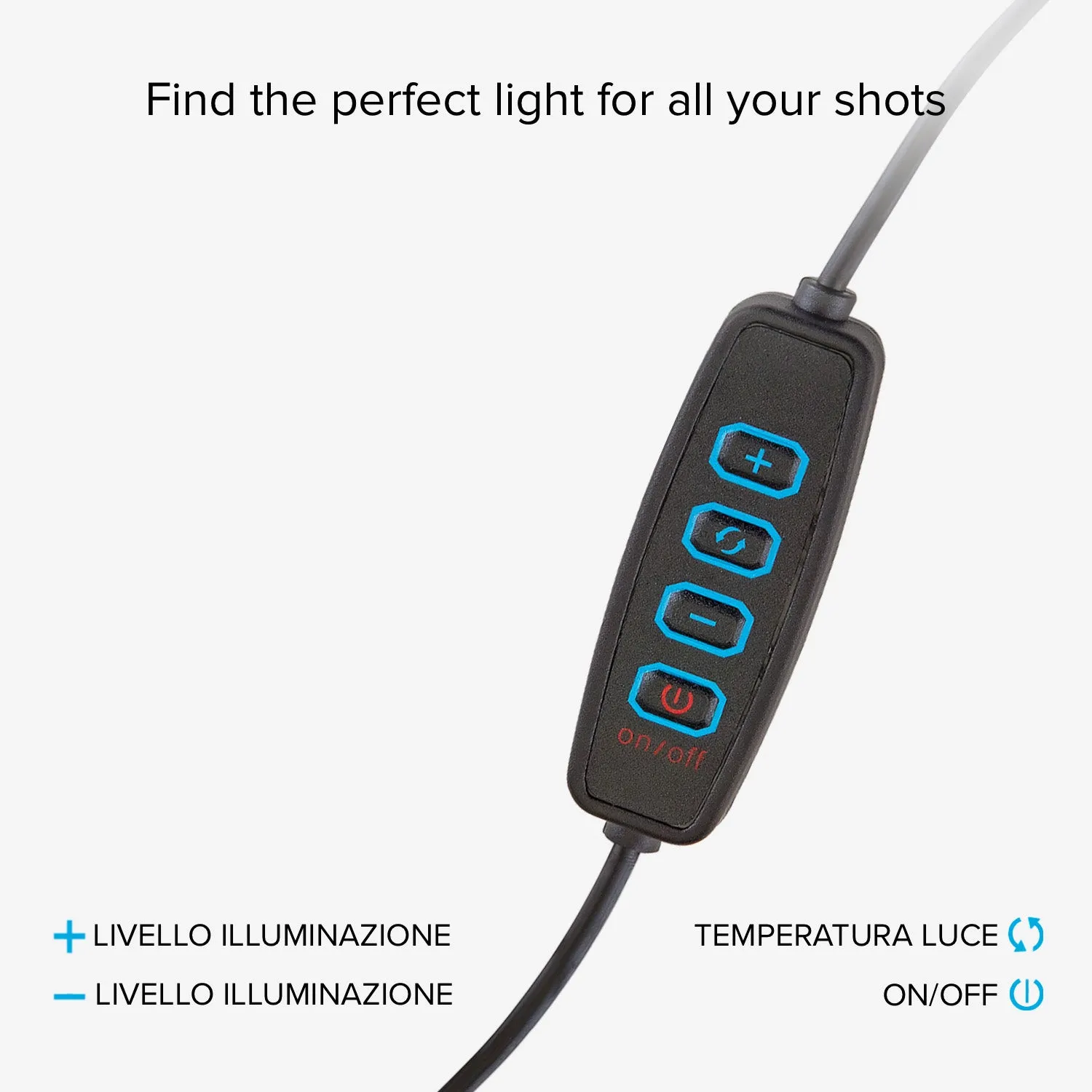 SBS LED Ringlicht Stativ 20cm Handy