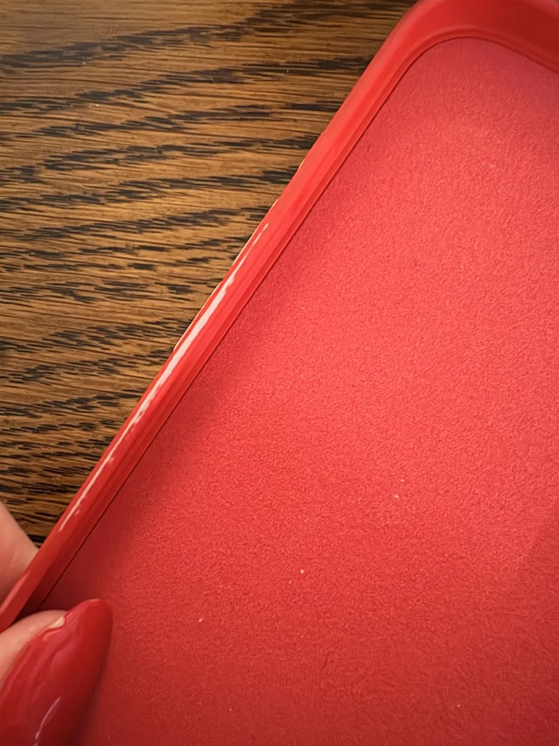 EAZY CASE iPhone Air Silikonhülle Magnet Pastell Rot