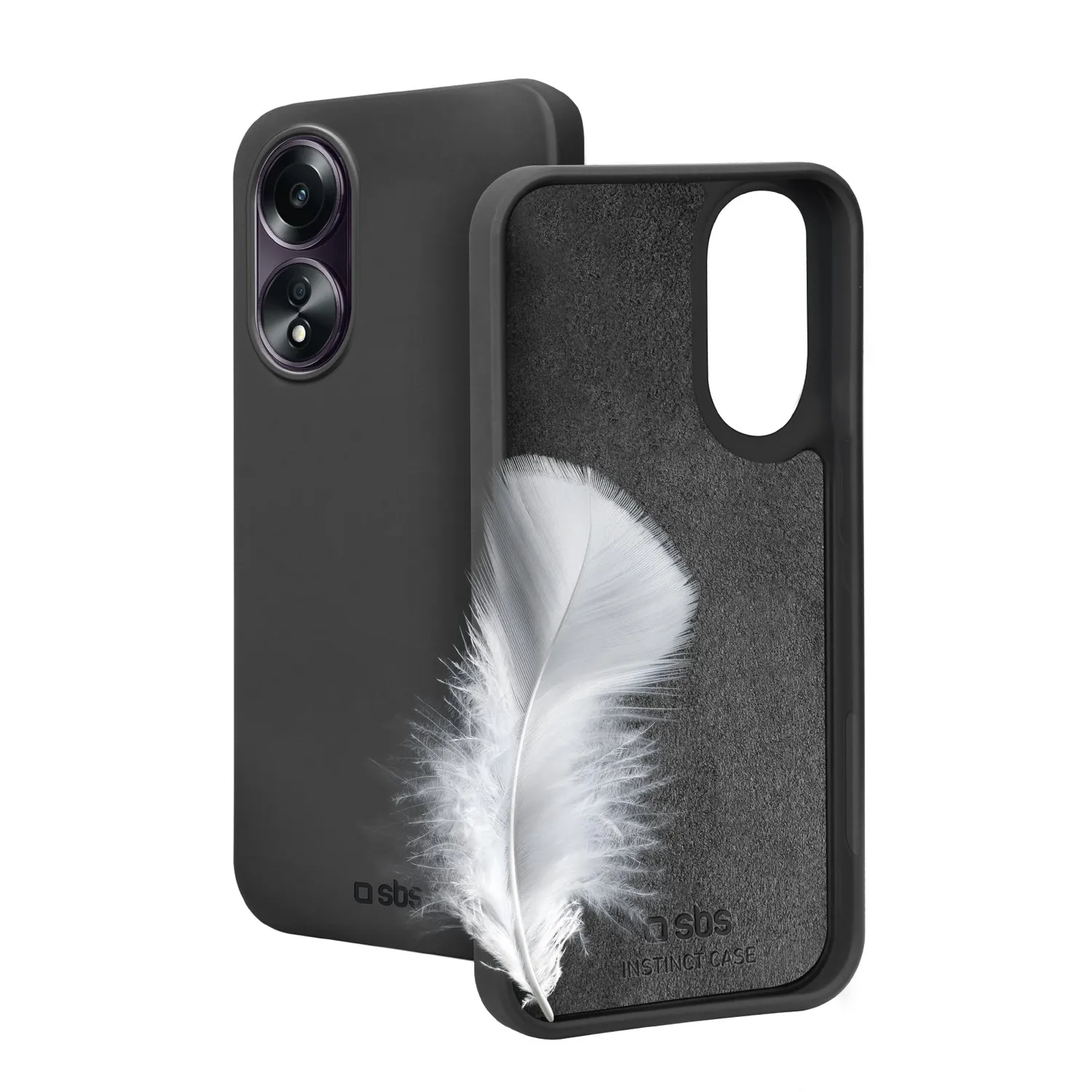 SBS Instinct Oppo A60 Cover schwarz stoßfest