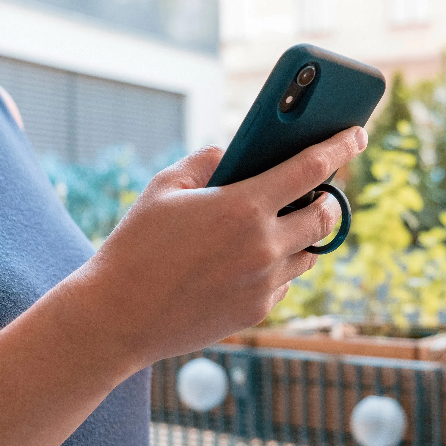 SP Connect Ring Mount Handy Fingerhalter schwarz