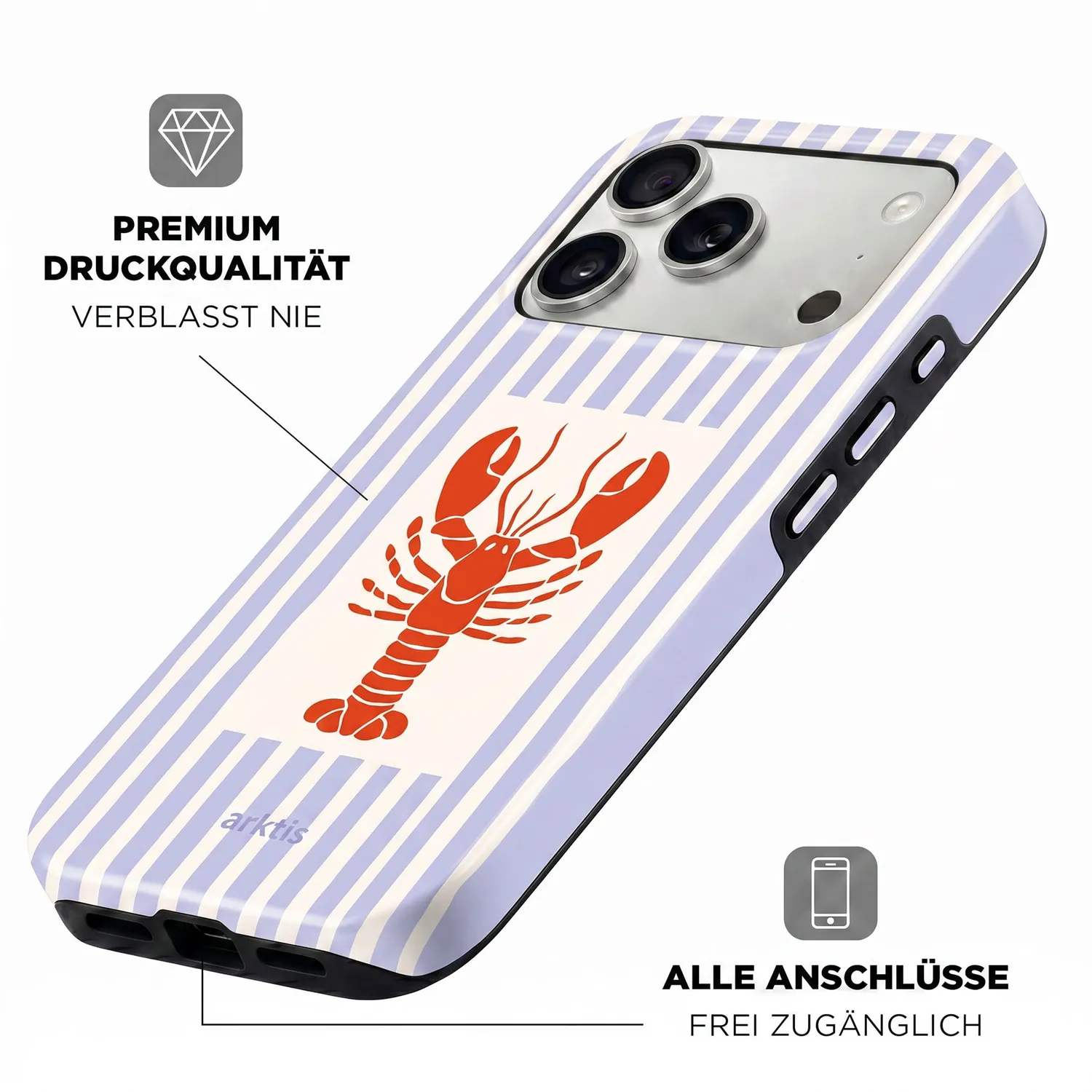 arktis iPhone 17 Hülle Lobster MagSafe Case