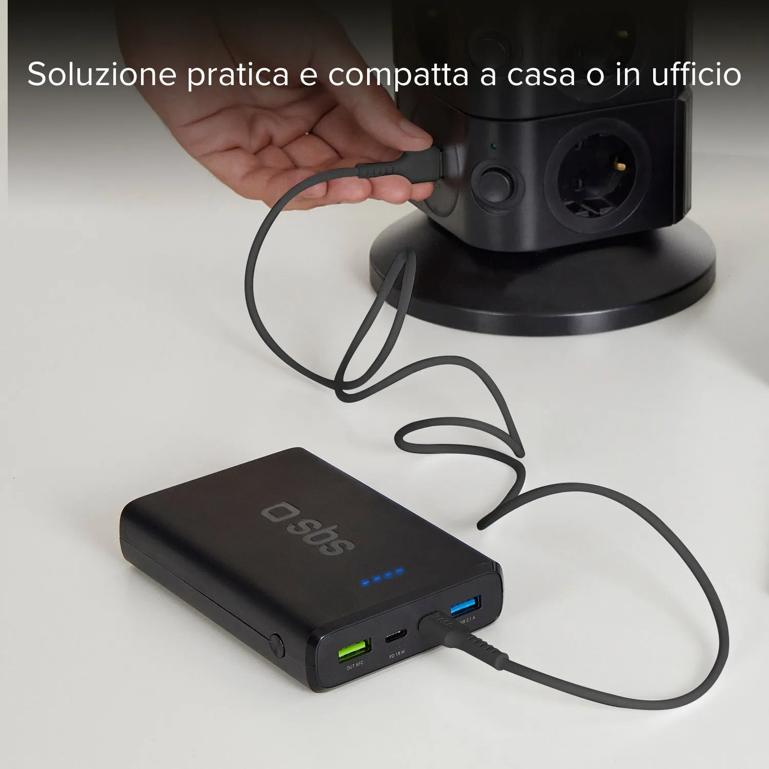 SBS USB 2.0 auf Micro-USB Ladekabel 1 m Datenkabel