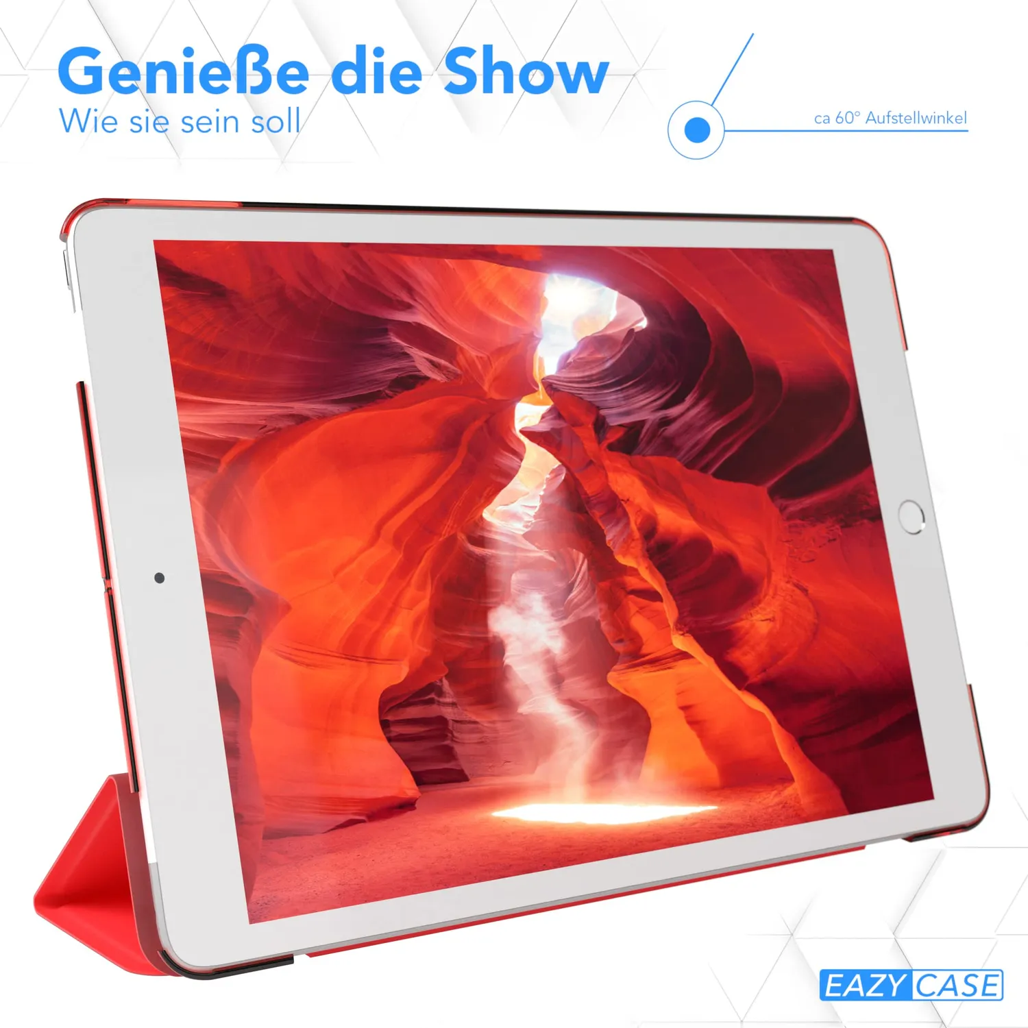 EAZY CASE Smart Cover Tablet Hülle iPad Air 3 Pro 10,5 Rot Stand
