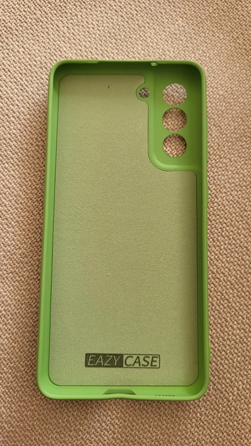 EAZY CASE Premium Silikon Galaxy S21 FE 5G Silikonhülle Alt Rosa matt