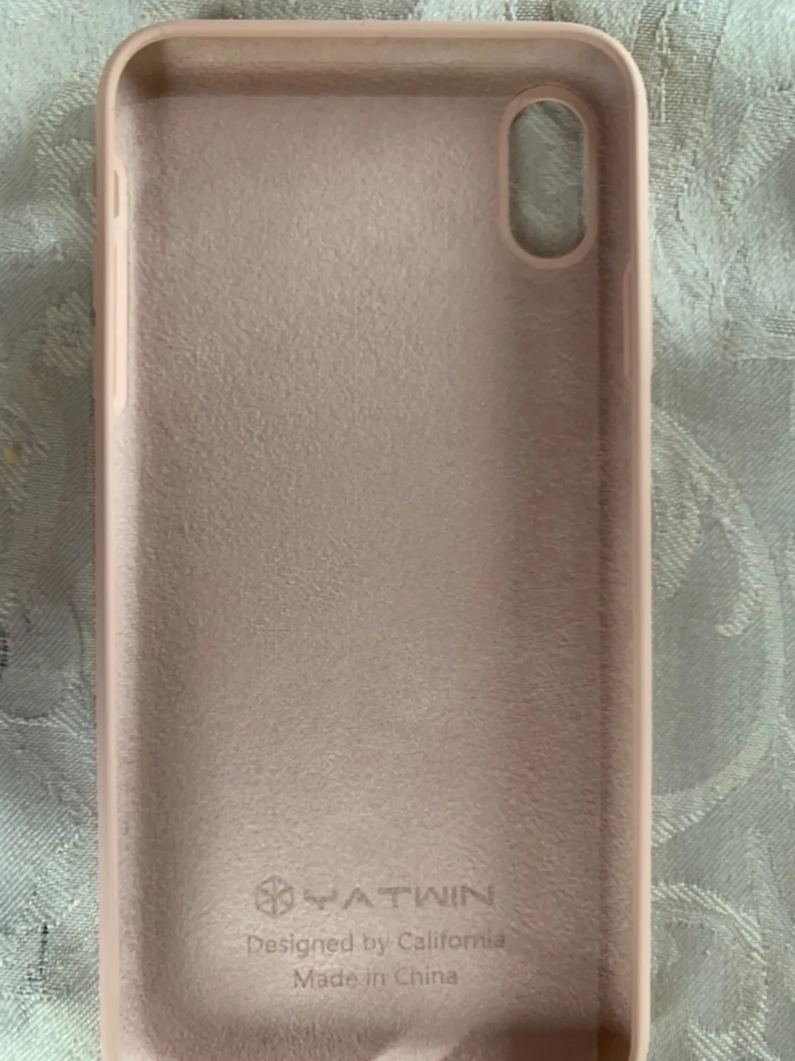 YATWIN iPhone XS Max Silikonhülle Rosa weich