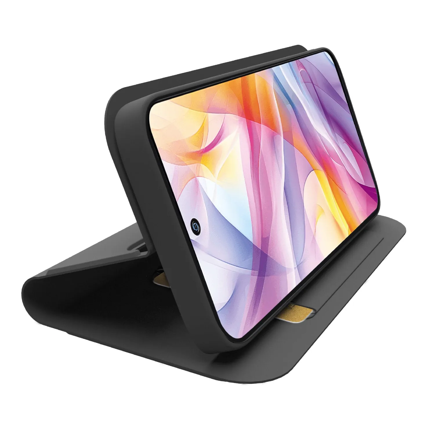 SBS Wallet Smooth Hülle ZTE Blade V70 Vita schwarz Stand