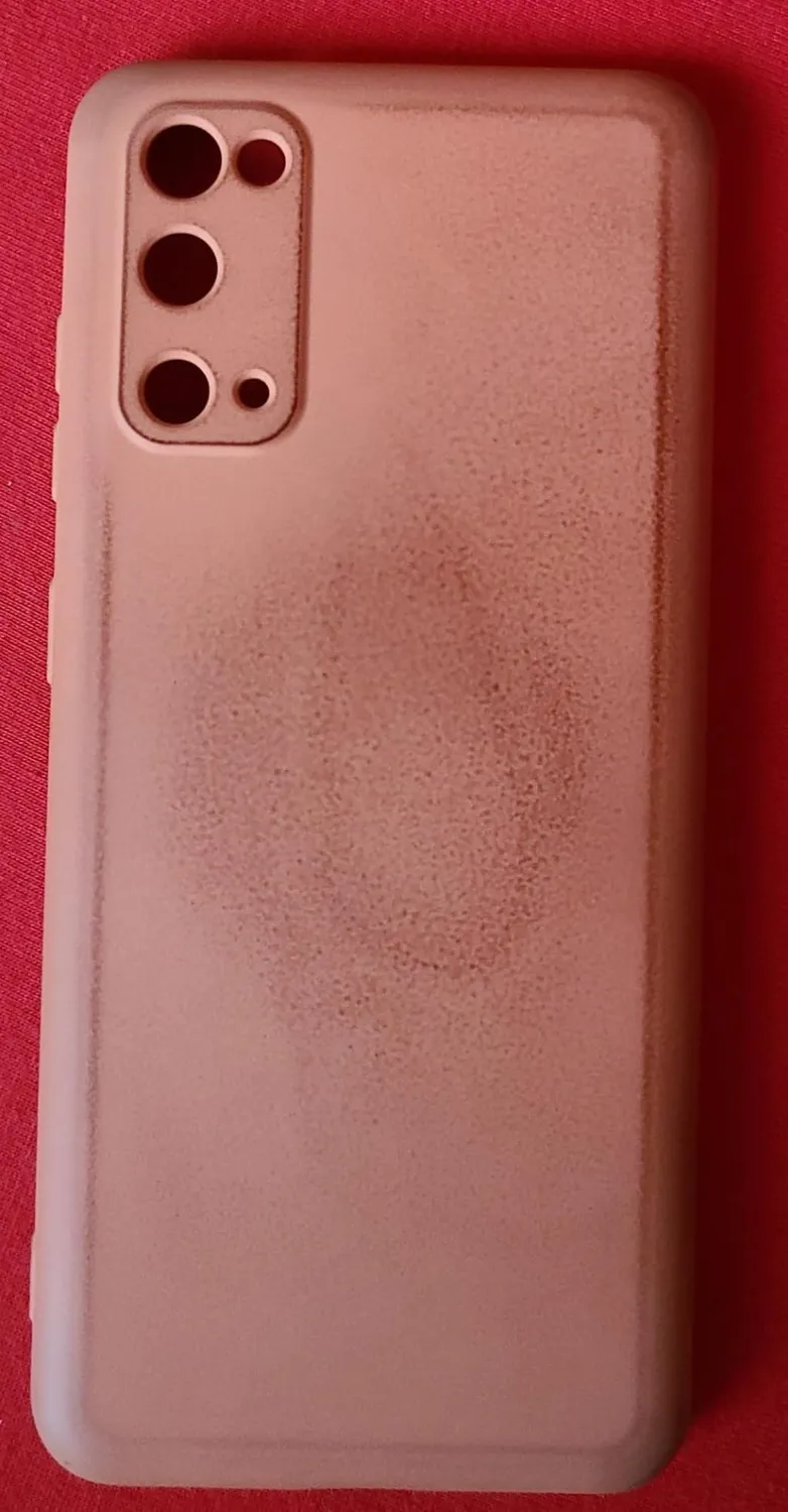 EAZY CASE Galaxy S20 Silikonhülle Orange matt mit Kameraschutz