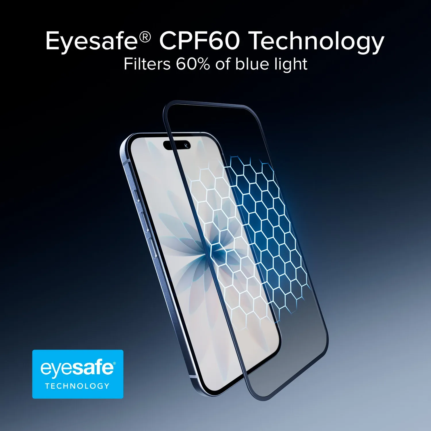 SBS Eyesafe CPF60 Schutzglas iPhone 17 Pro Blaulicht