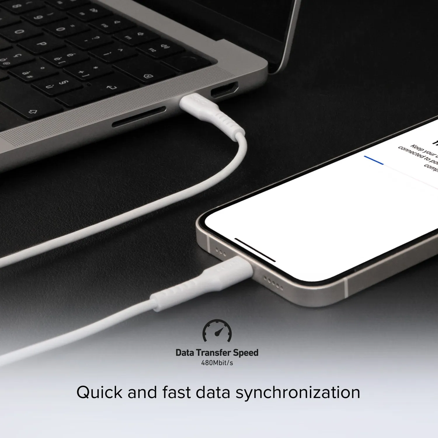 SBS USB-C Ladekabel 1 m 25W PD Schnellladung