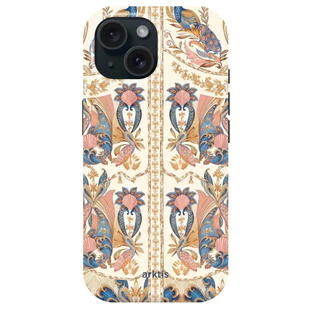 arktis iPhone 15 Hülle Peacock Palace MagSafe Print
