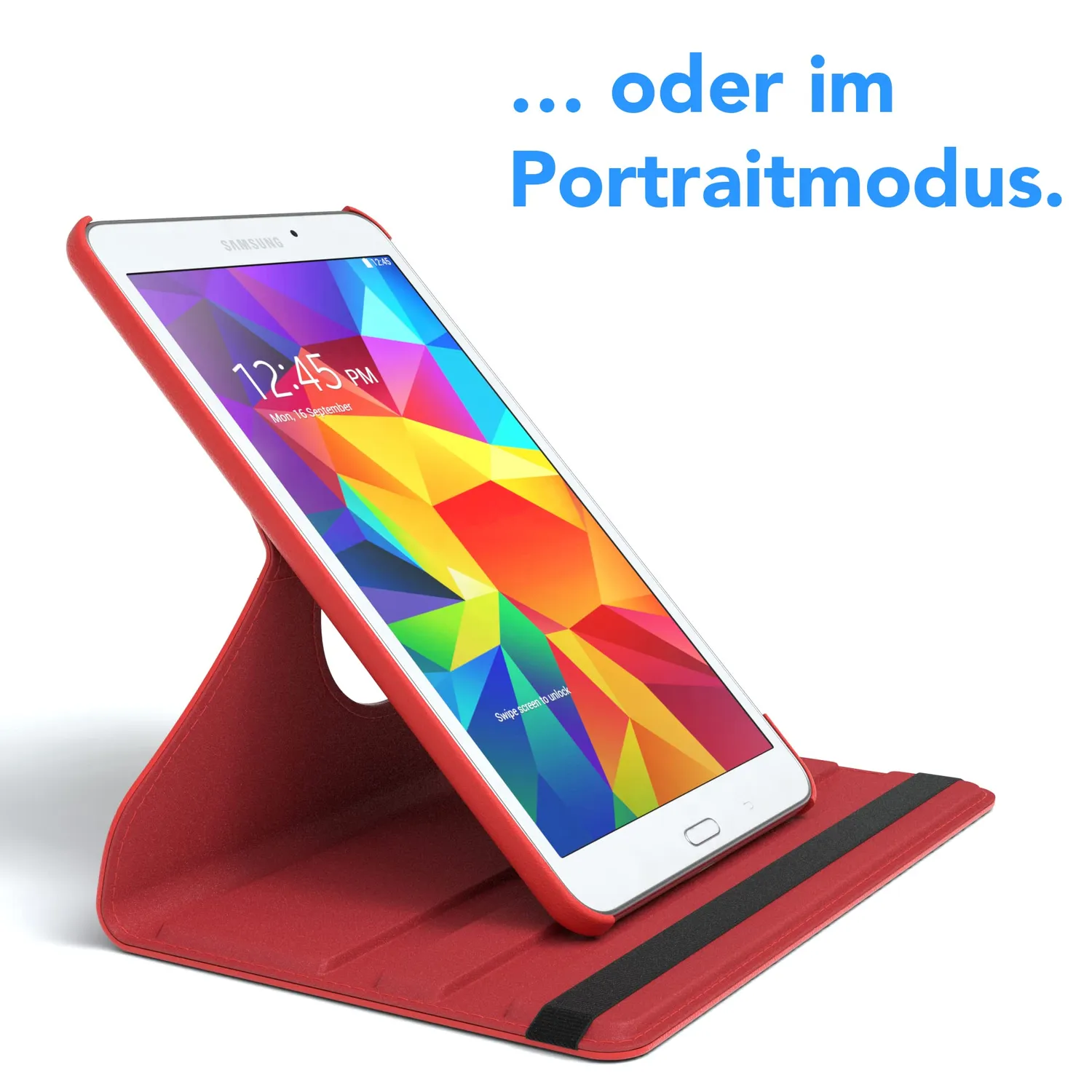 EAZY CASE Galaxy Tab 3 7.0 Rotation Hülle Rot 360°