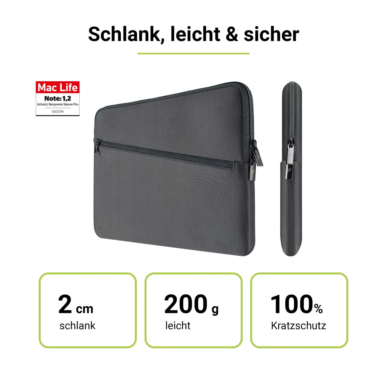 Artwizz Neoprene Sleeve Pro MacBook 13 Laptoptasche B-Ware