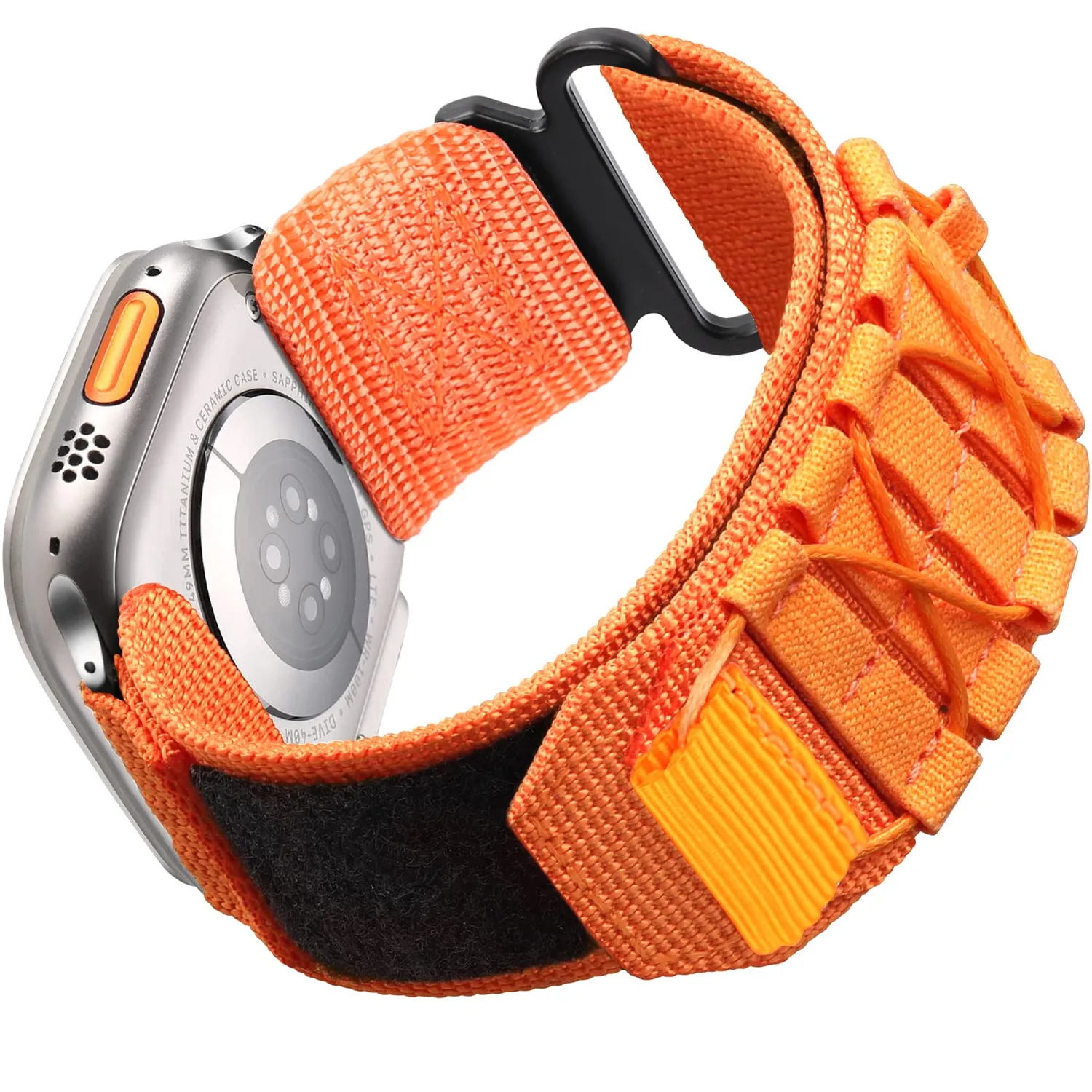 arktisband Forge Apple Watch Armband Nylon Schwarz