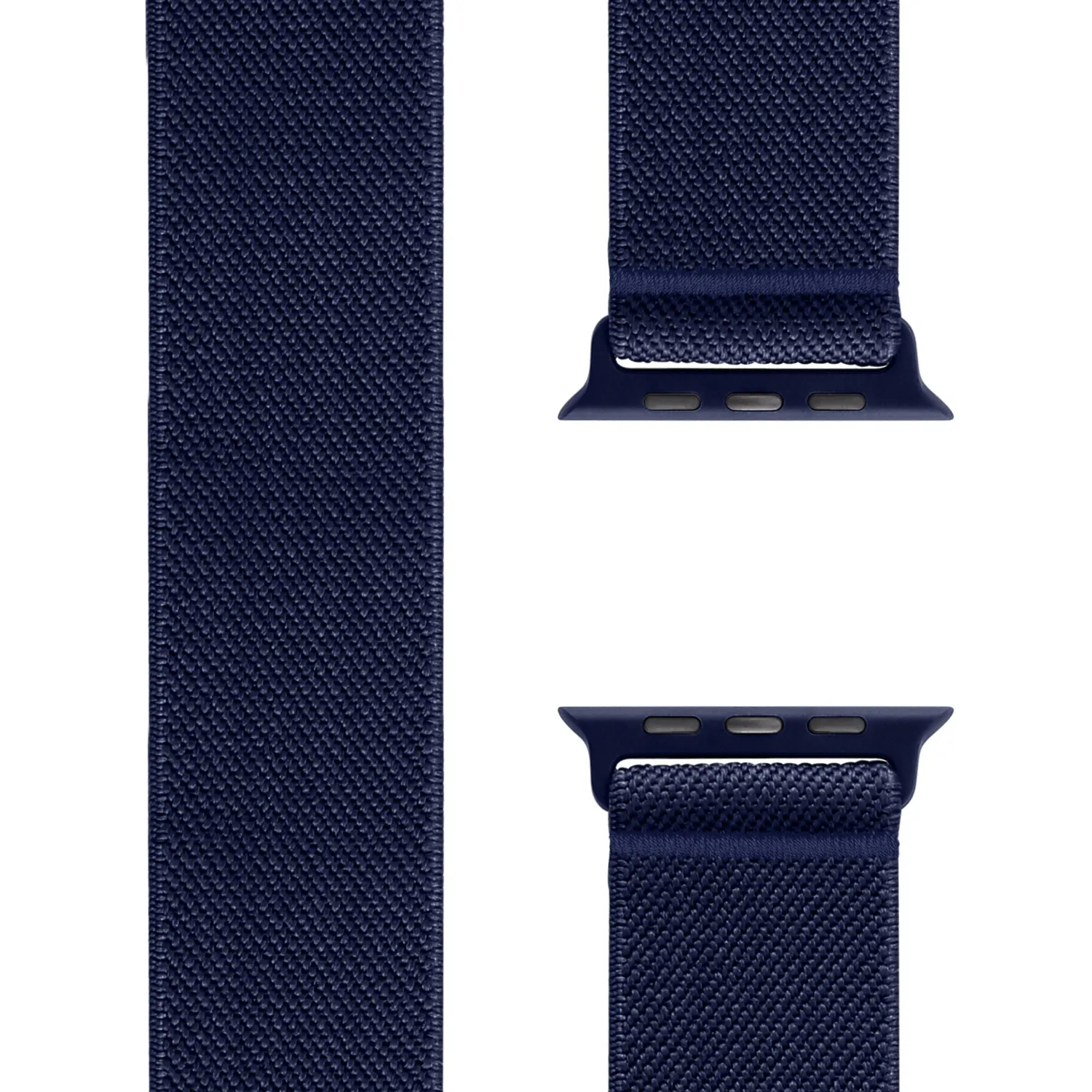arktisband Solo Loop Armband Schwarz M 44-49 mm Nylon