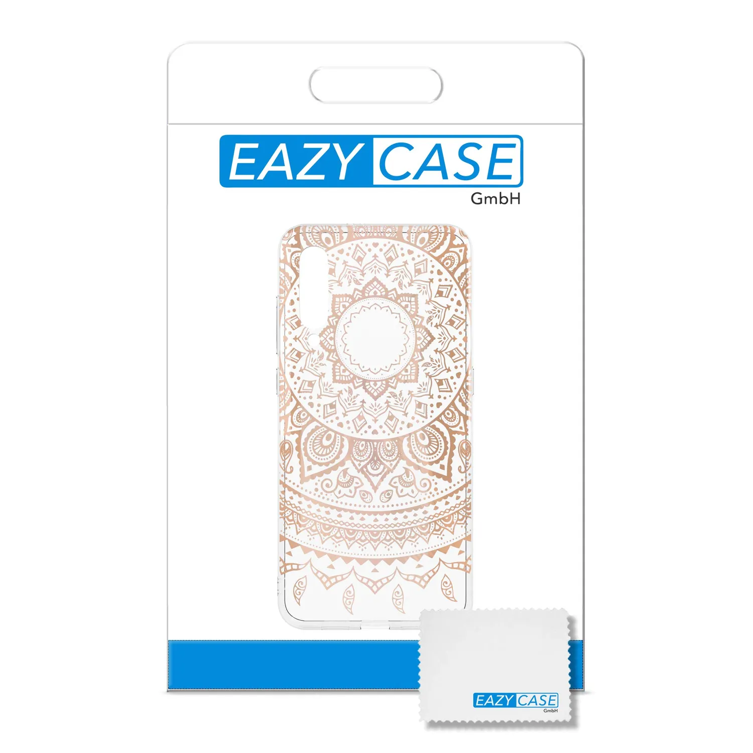 EAZY CASE Xiaomi Mi 9 Handyhülle Mandala Henna Rosé-Gold