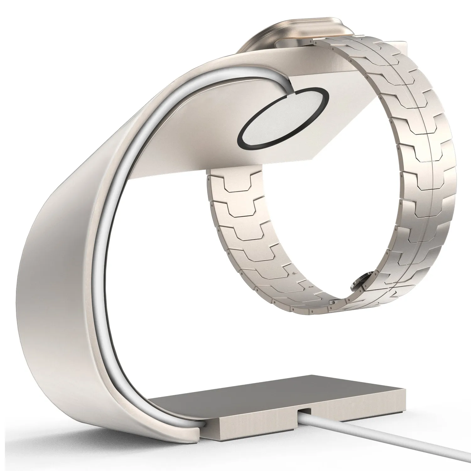 arktisband Aluminium Apple Watch Ultra Ständer Titanfarben