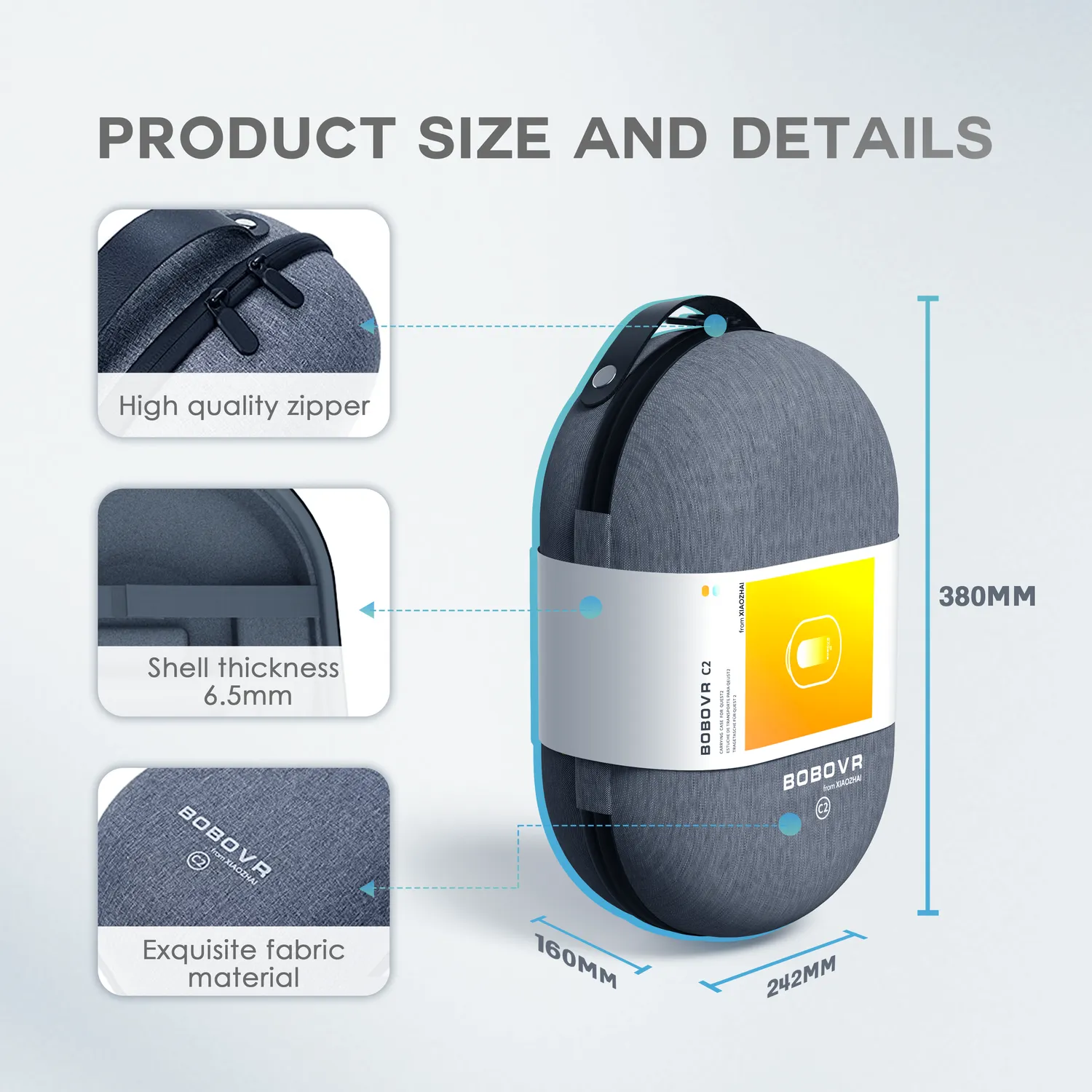 BOBOVR C2 Transportcase für Quest 2/Pico 4 EVA