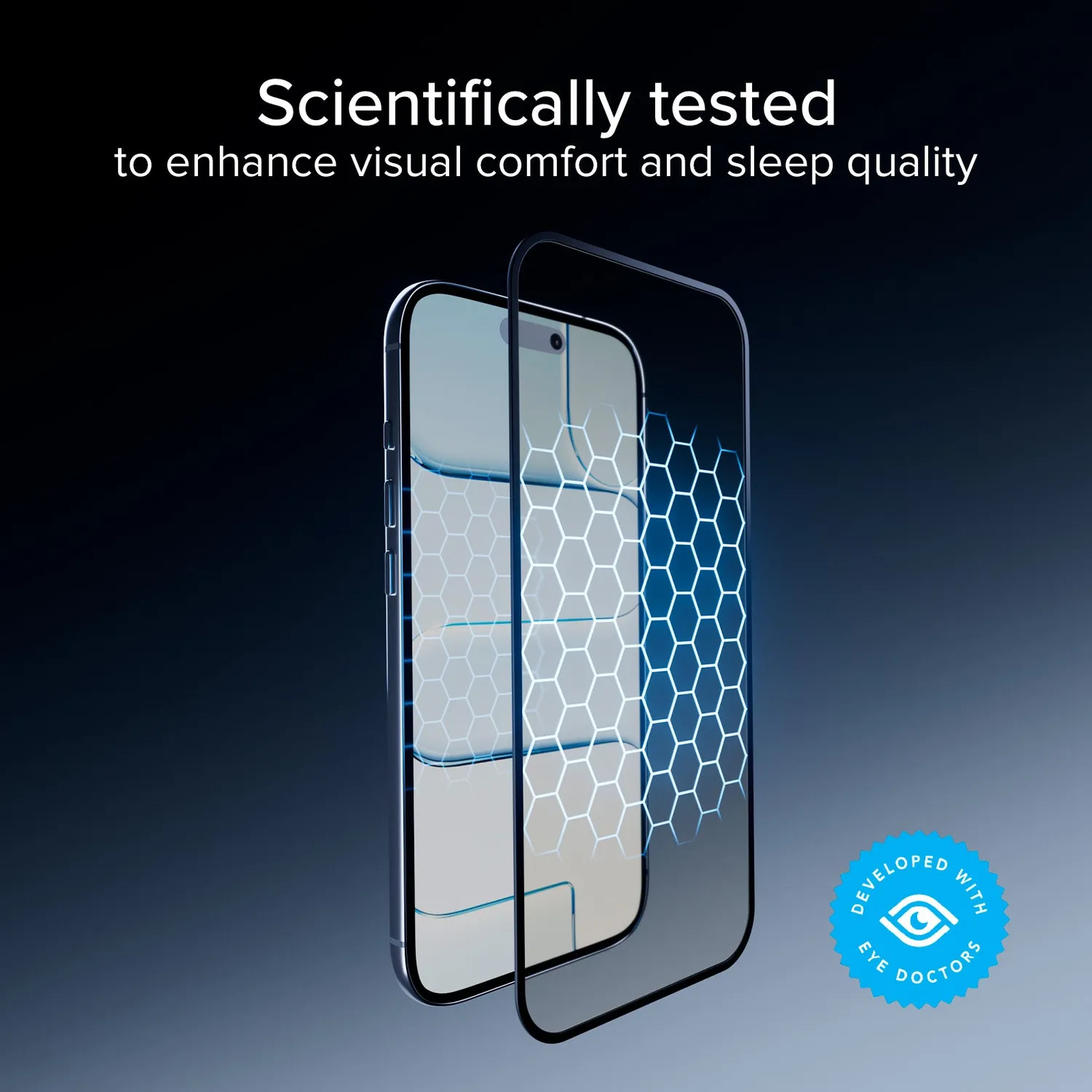 SBS Eyesafe CPF60 iPhone Air Panzerglas Blaulichtfilter