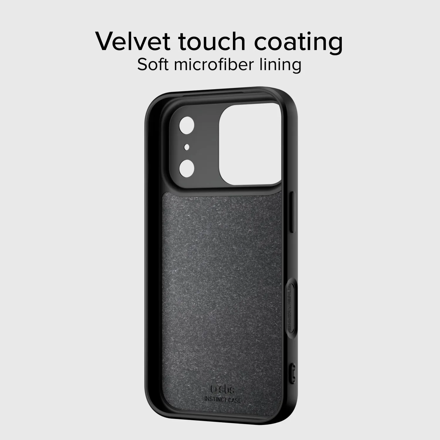 SBS Instinct iPhone 17 Pro Max Hülle schwarz