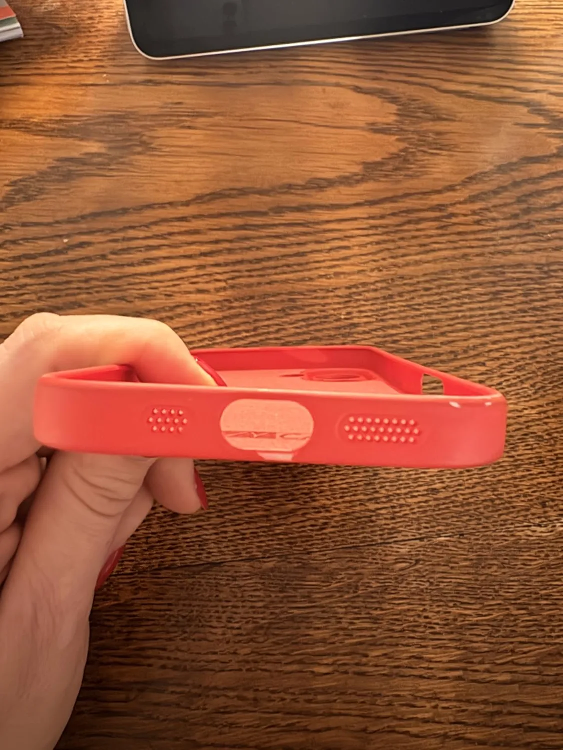 EAZY CASE iPhone Air Silikonhülle Magnet Pastell Rot